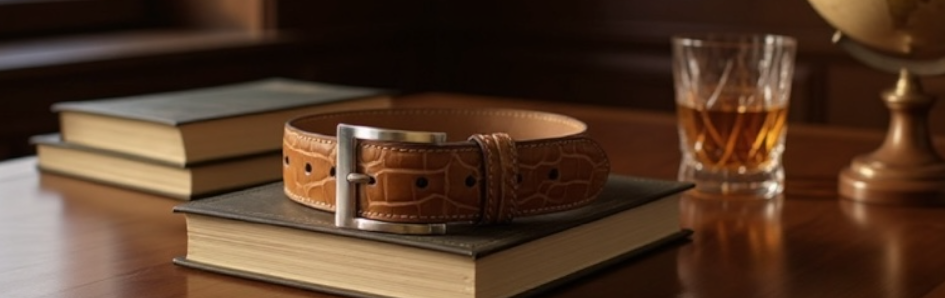 Matte Alligator Belts