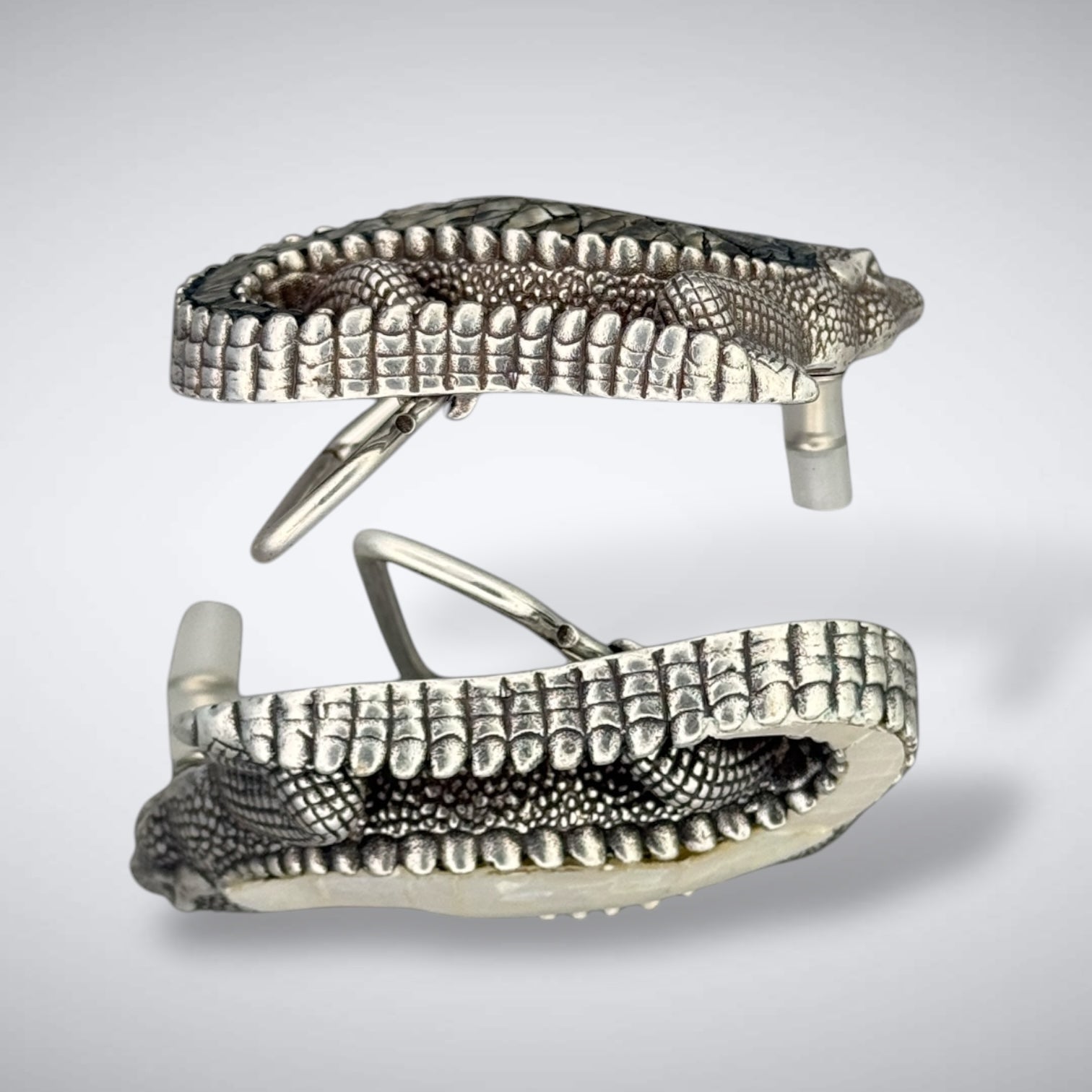 Nightfall Gator (Black MOP) Buckle Fits 38-40mm Belts