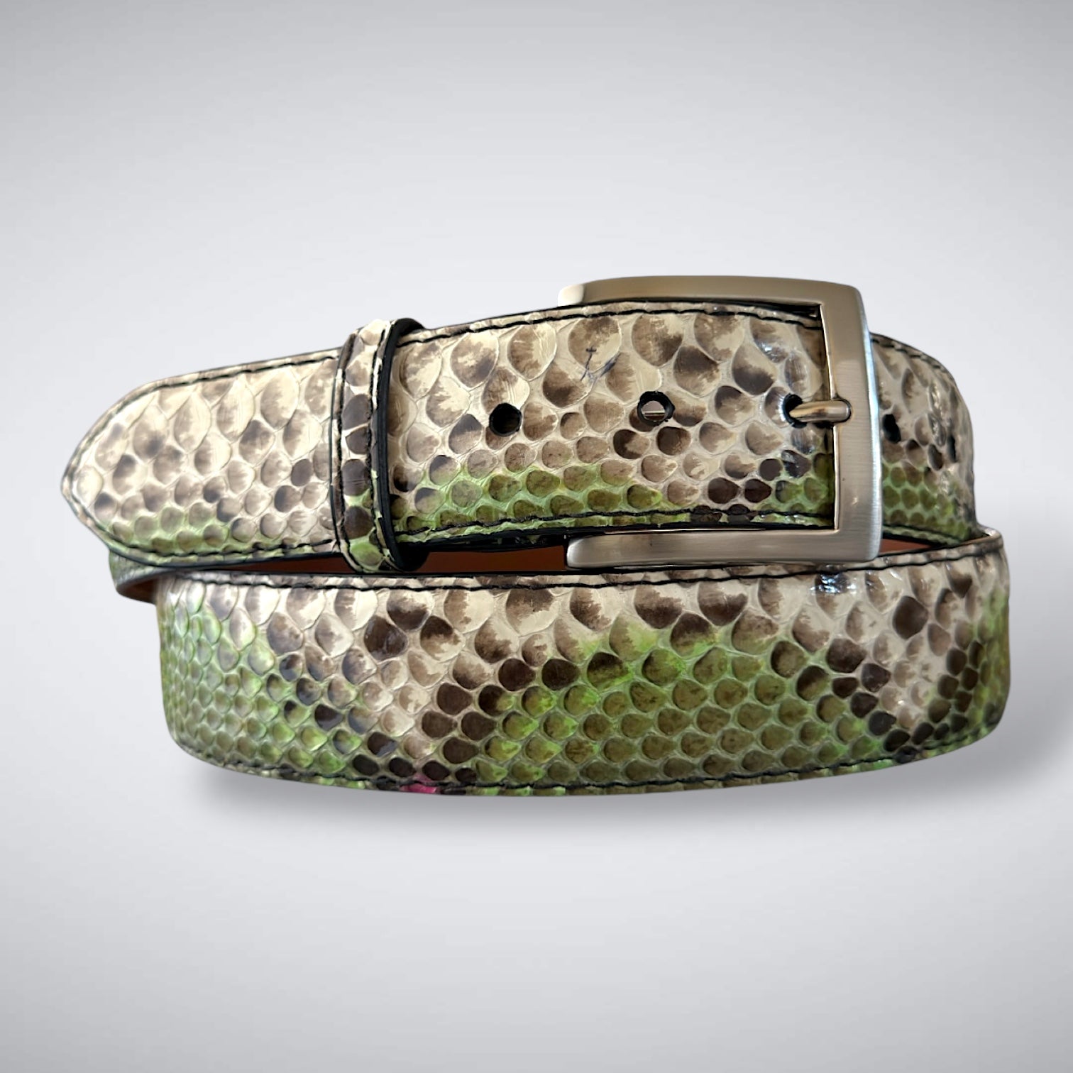 Augusta After Dark Python Belt – Cut to Fit | Jacob Hill Cut A