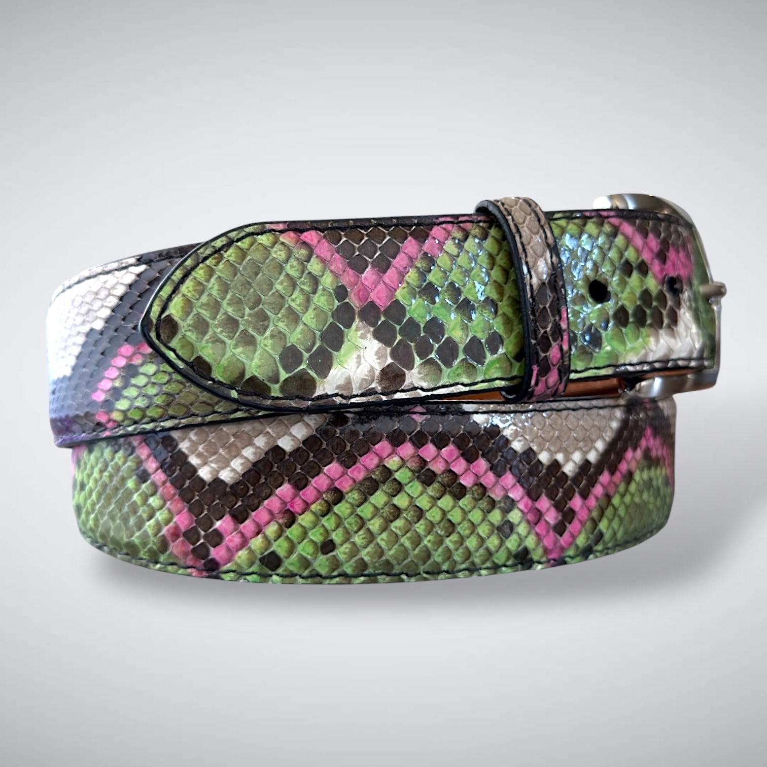 Augusta After Dark Python Belt – Cut to Fit | Jacob Hill Cut D