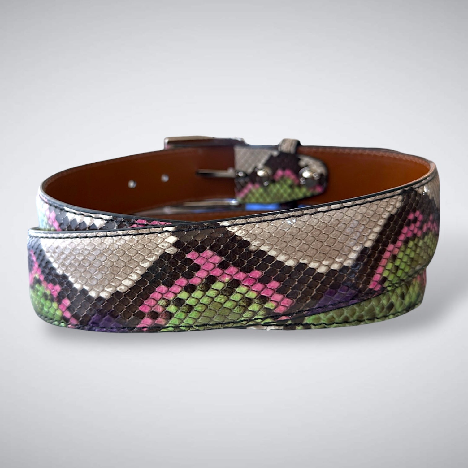 Augusta After Dark Python Belt – Cut to Fit | Jacob Hill Cut D