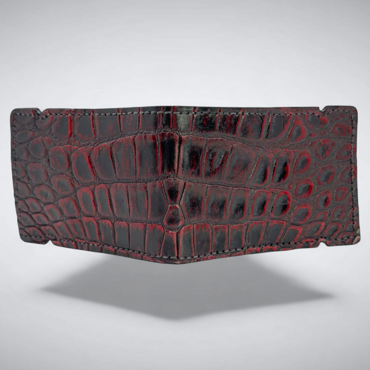 The Snead Cash Cover — Matte Black Cherry Alligator