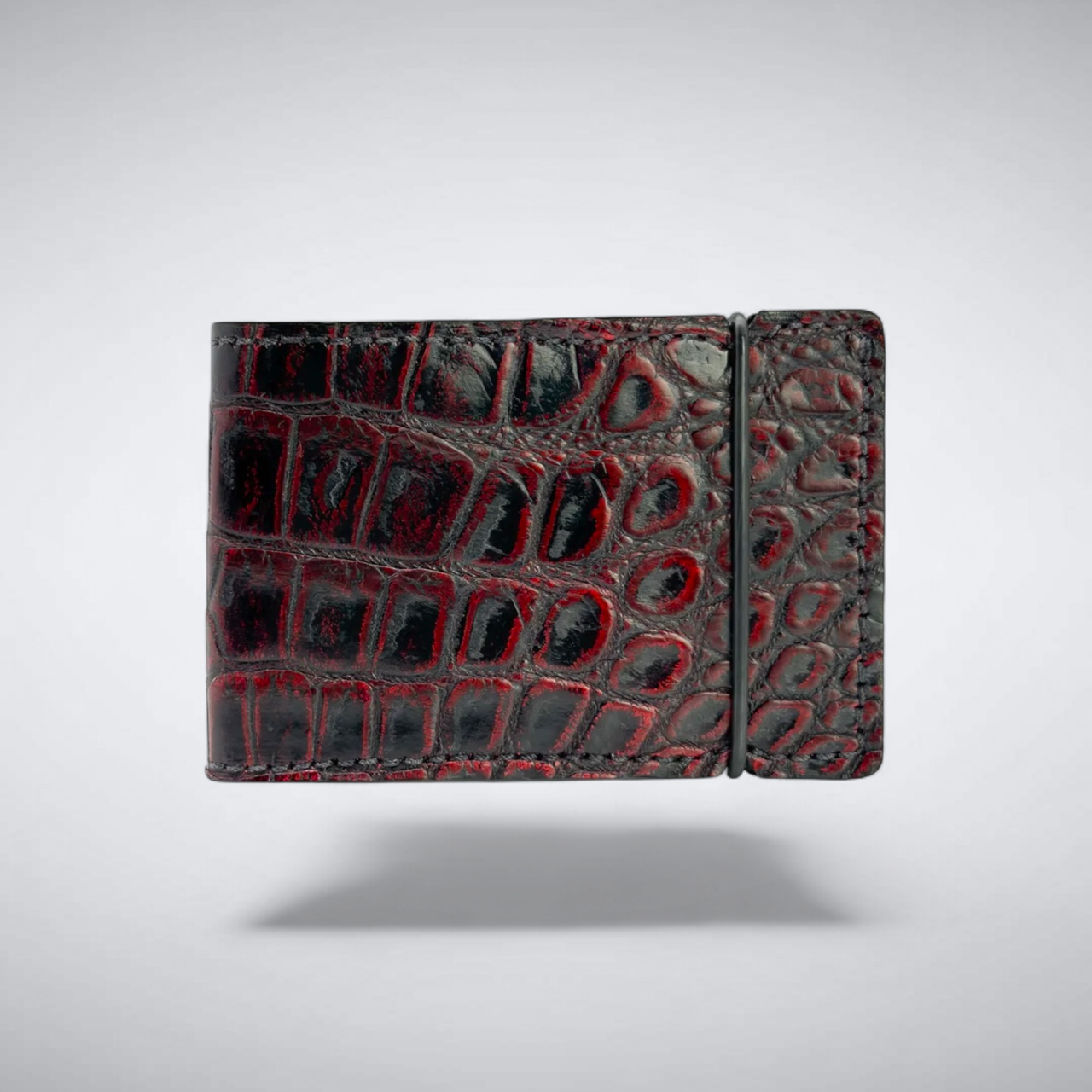 The Snead Cash Cover — Matte Black Cherry Alligator