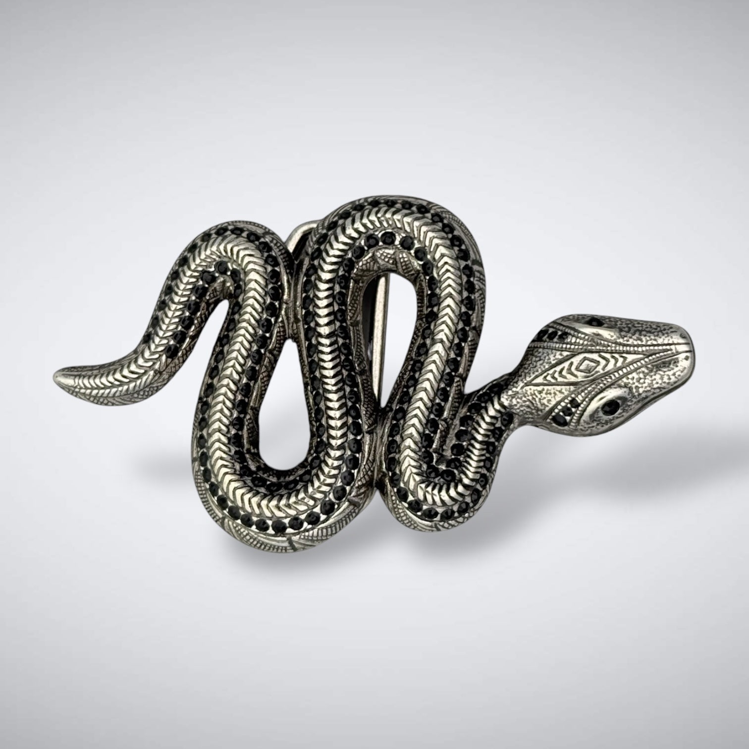 The Black Mamba Buckle Fits 38-40mm Belts