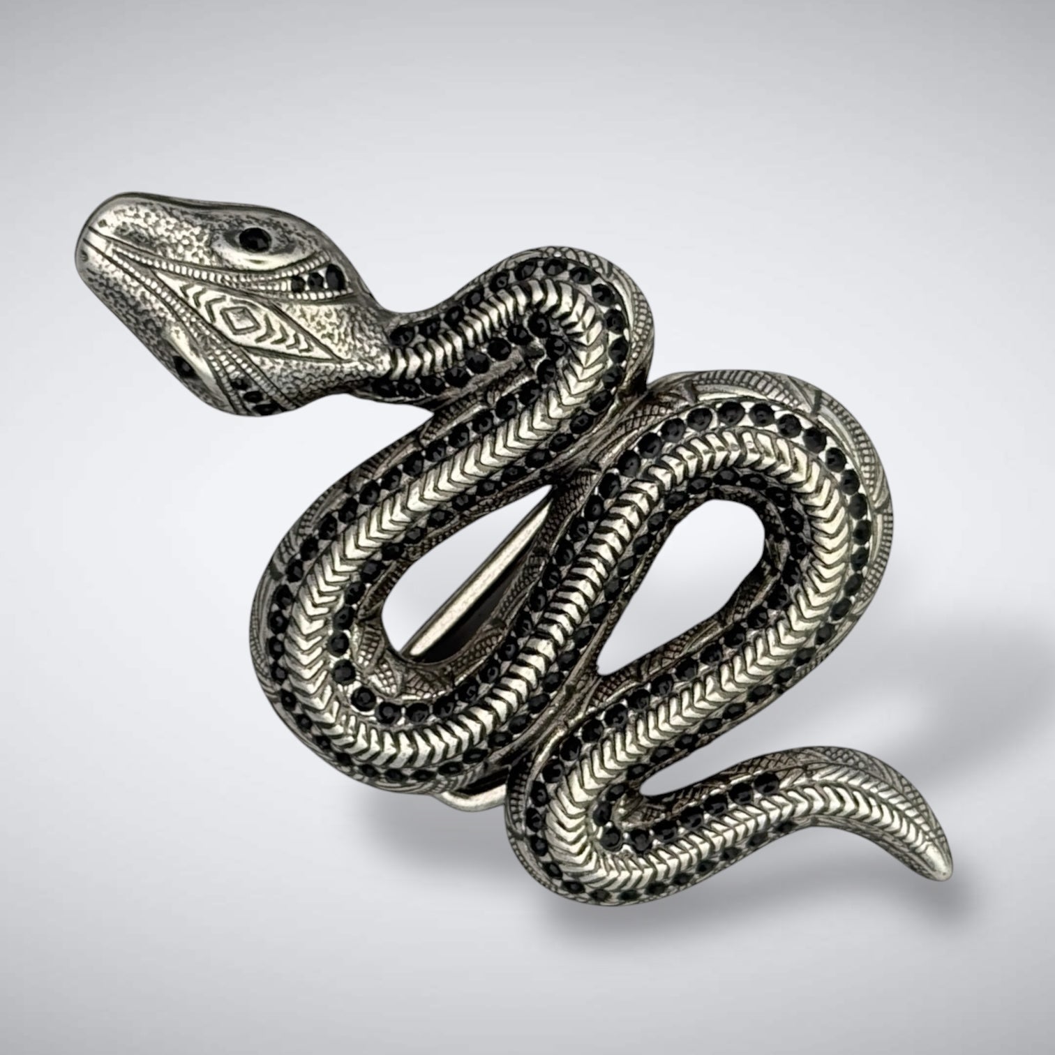 The Black Mamba Buckle Fits 38-40mm Belts