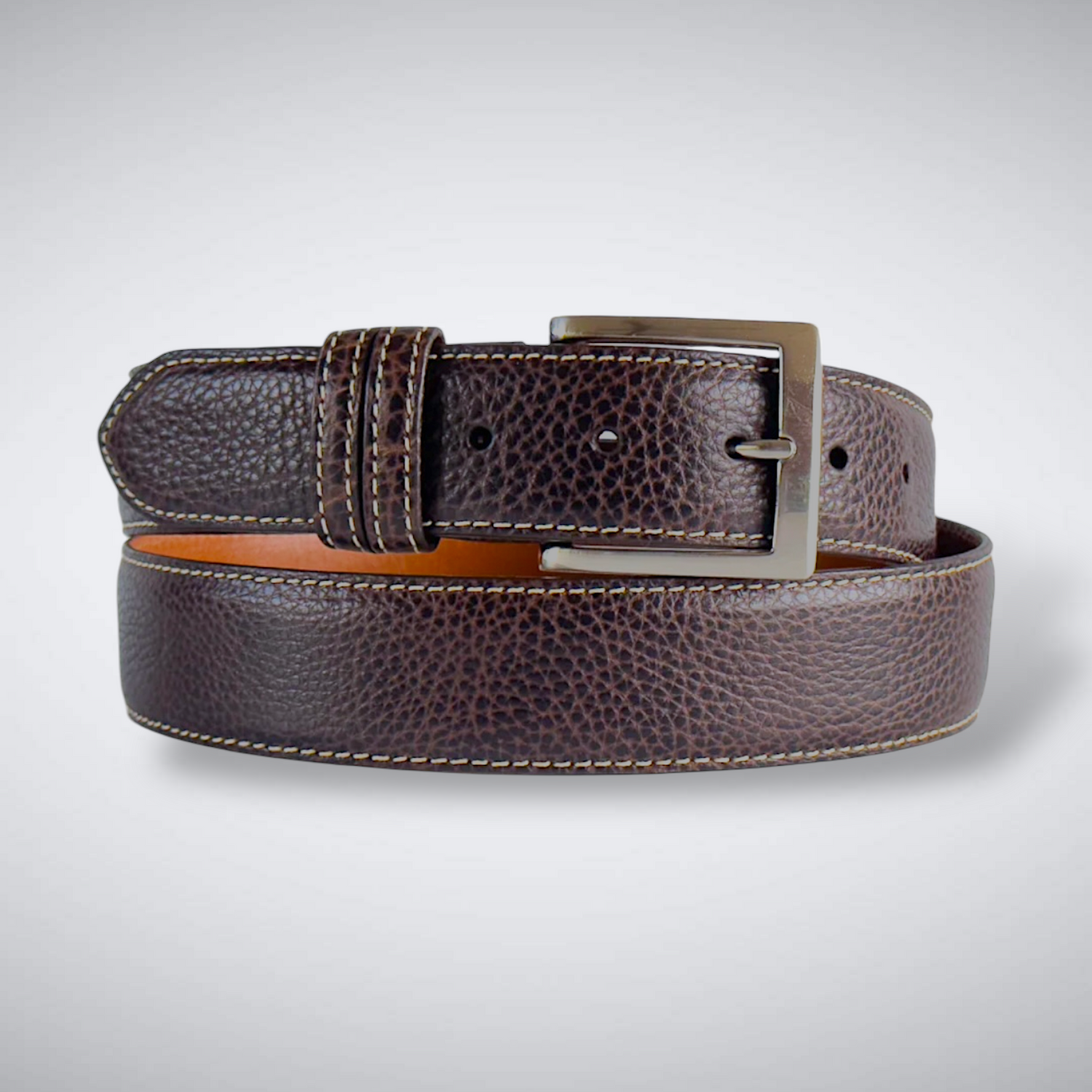 American Bison Belt: Brown