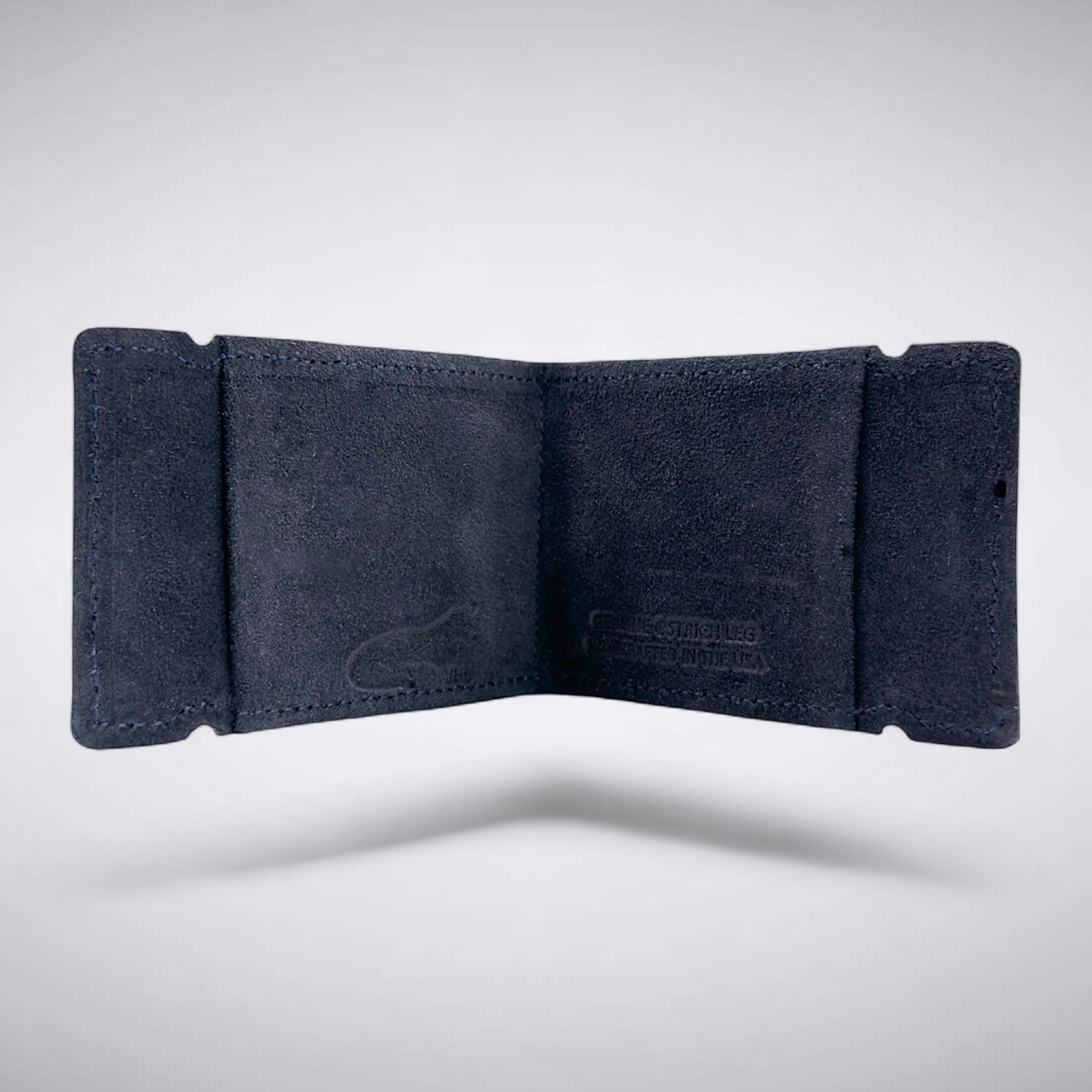 The Cypress Cash Cover — Suede Grey Ostrich Shin