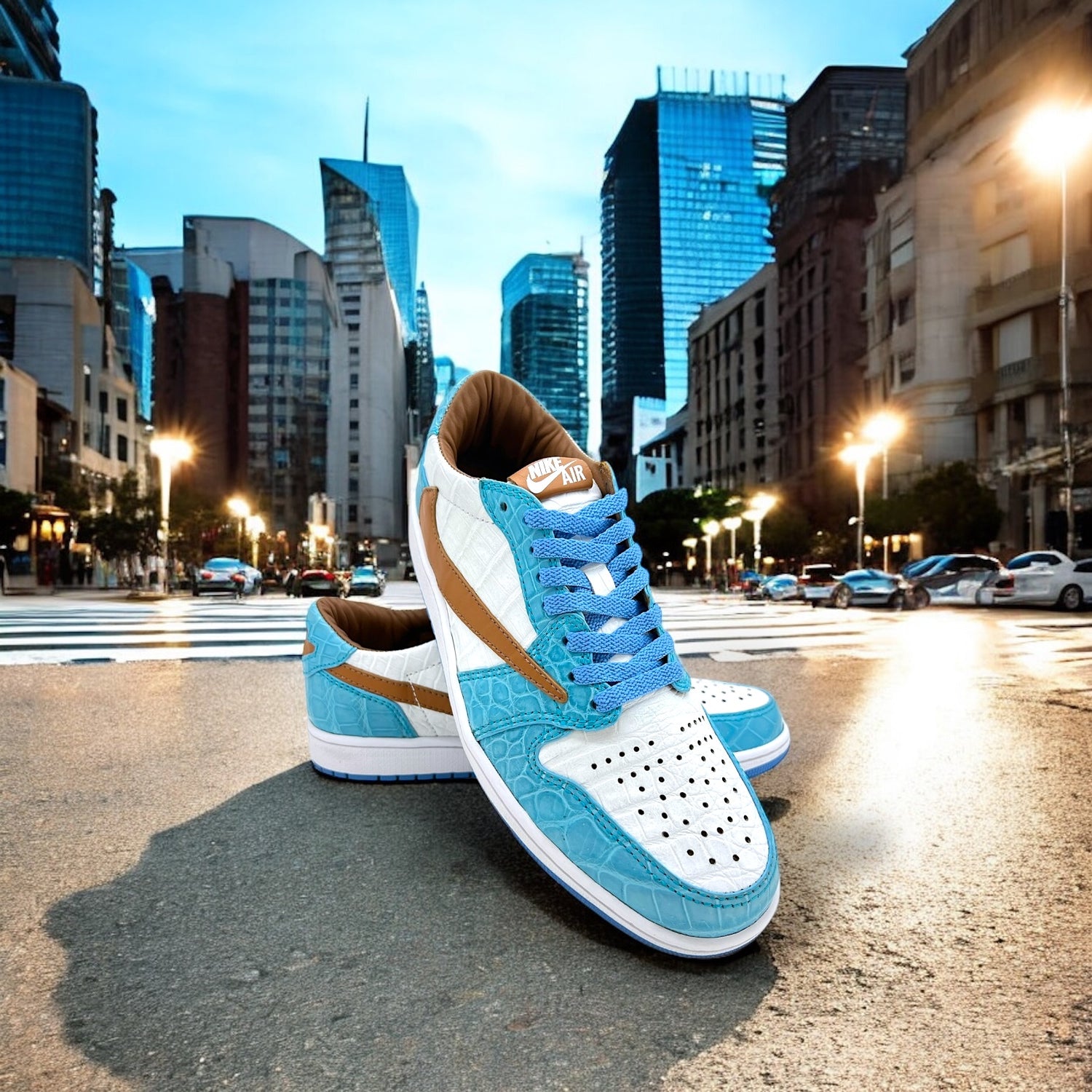 Air Jordon Golf Low: Whiskey Skies Gator