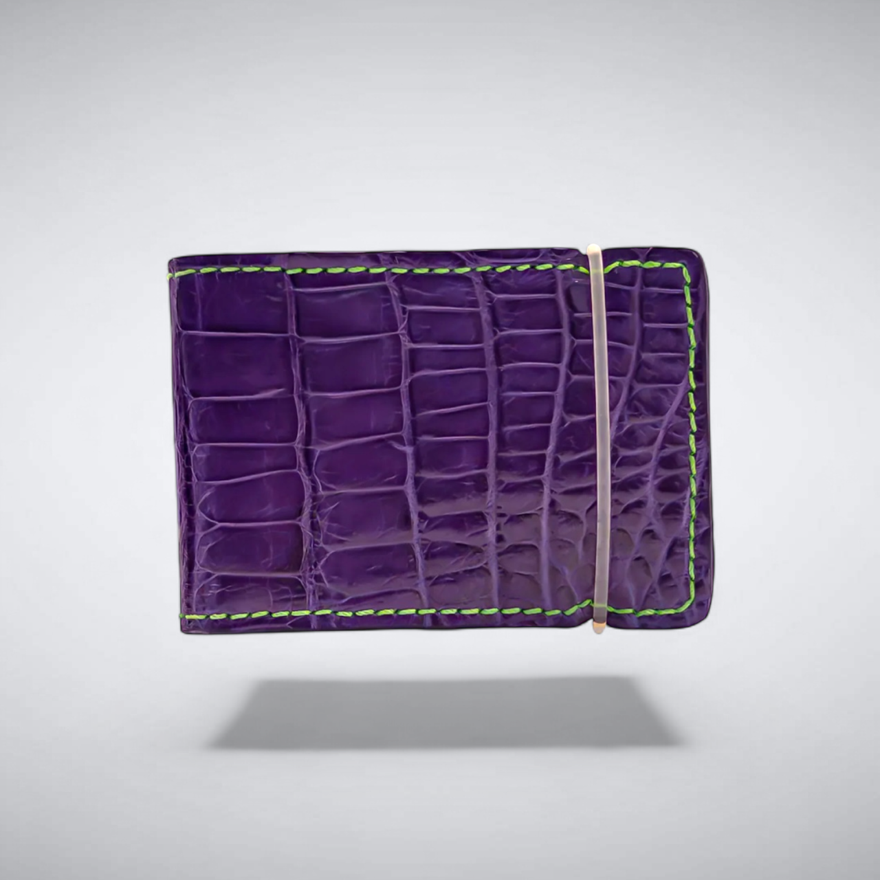 The Joker Cash Cover — Purple Tanzanite Glazed Alligator