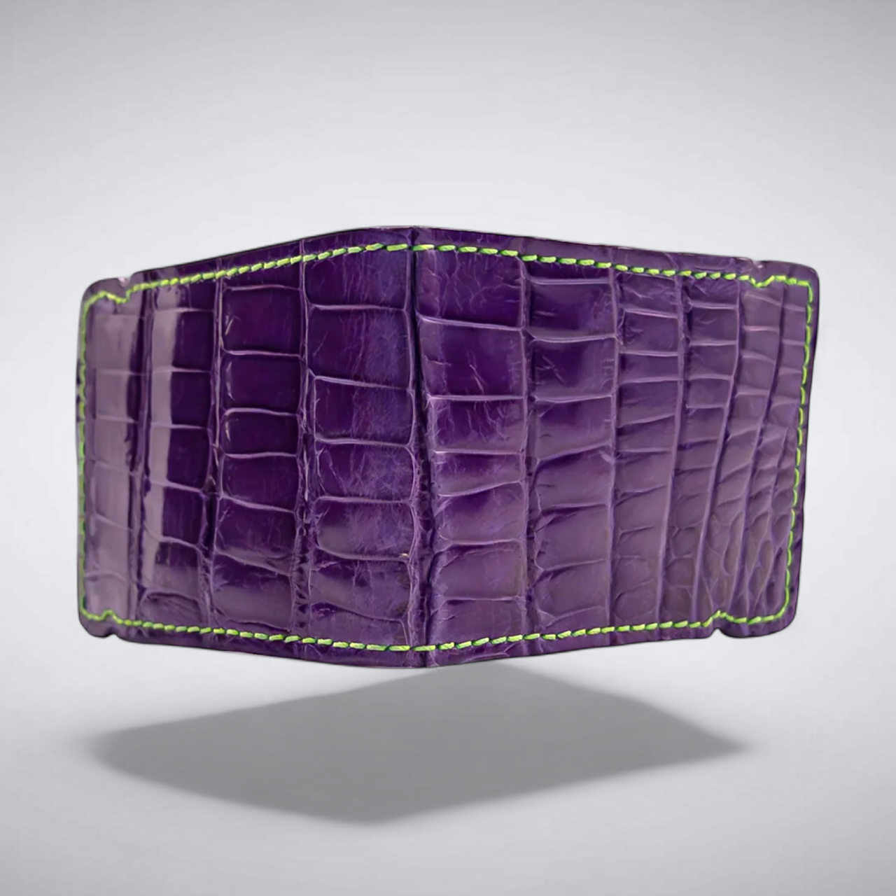 The Joker Cash Cover — Purple Tanzanite Glazed Alligator