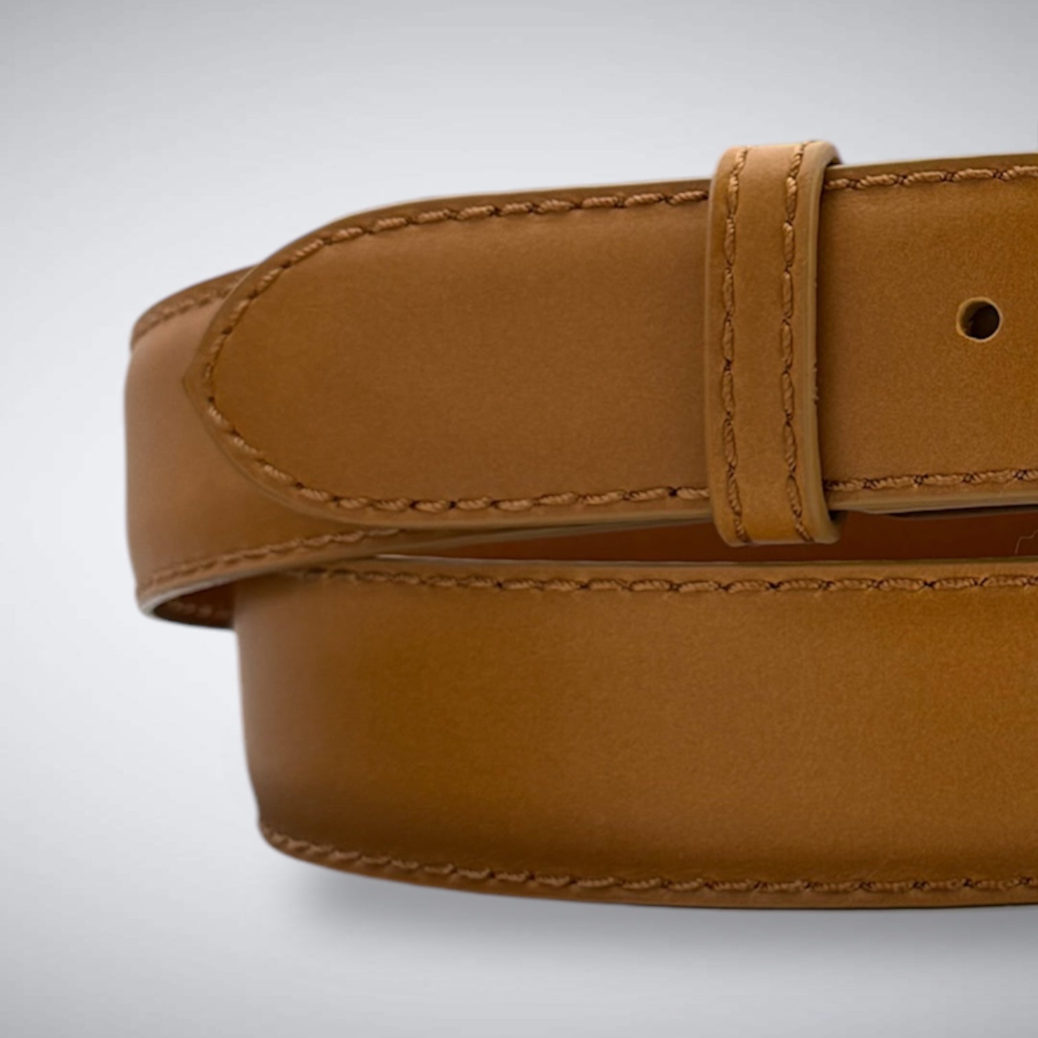 Ready To Ship Italian Calf Belt: Kapalua Ember(1.5 Width)