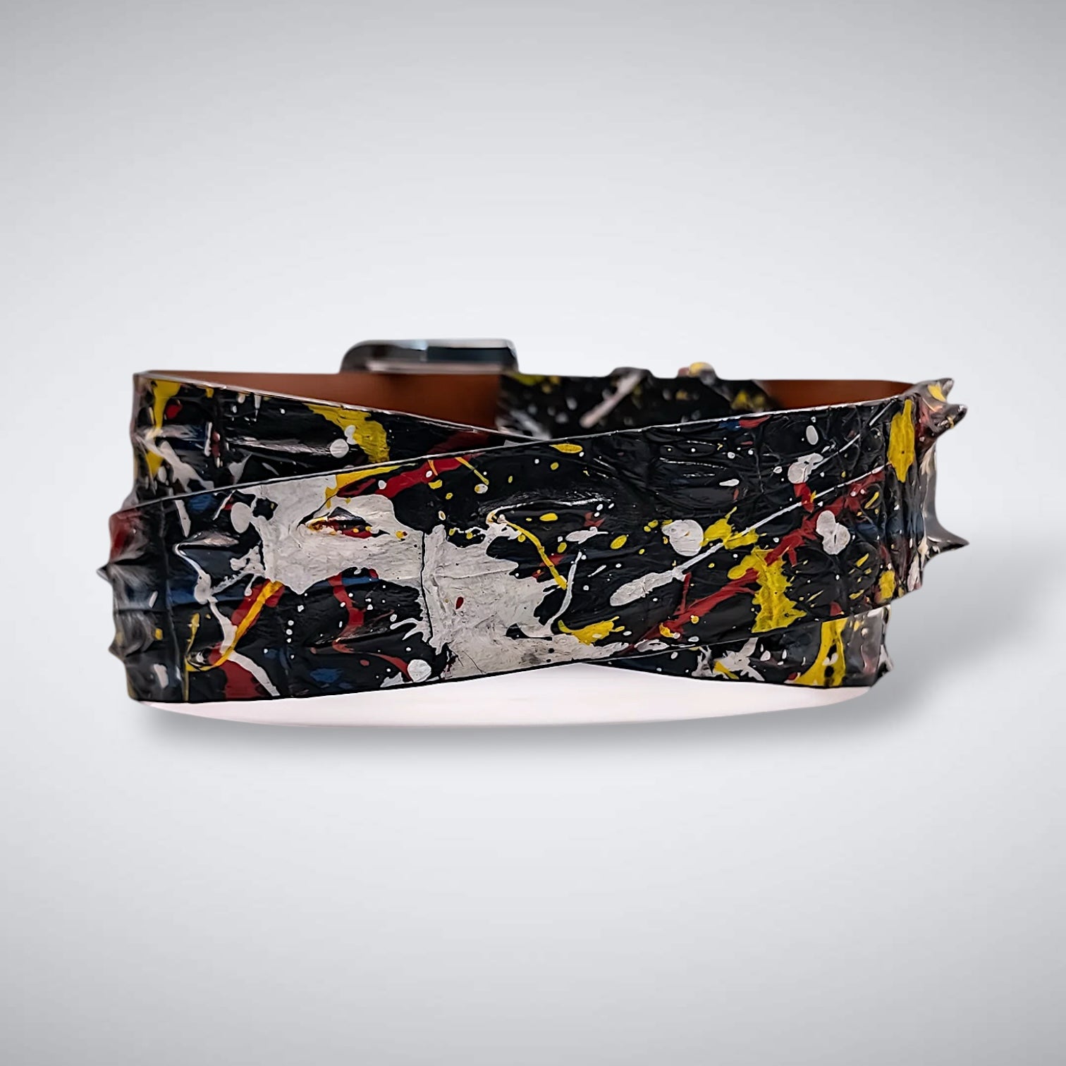 Saltwater Crocodile Belt: Lava Lamp