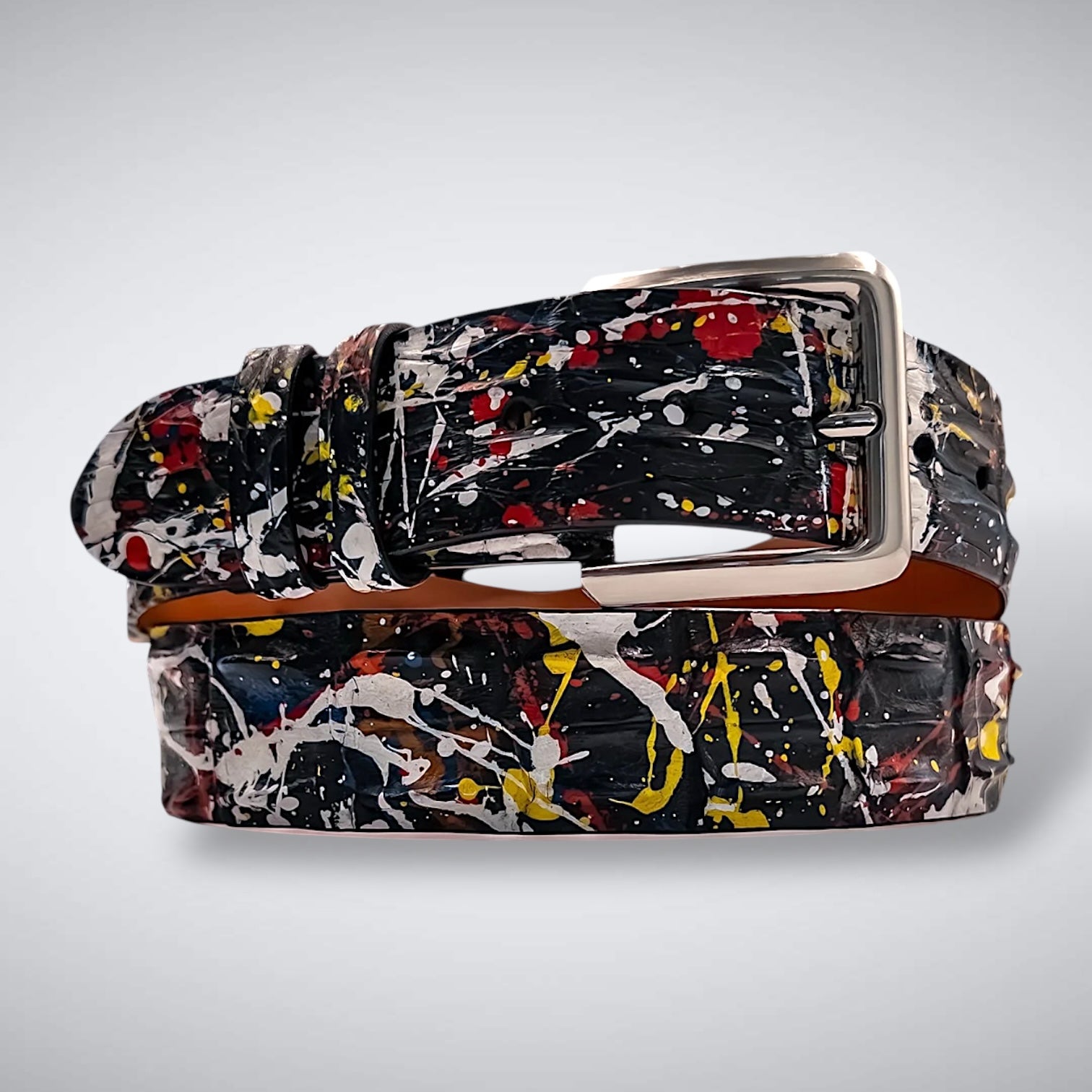 Saltwater Crocodile Belt: Lava Lamp