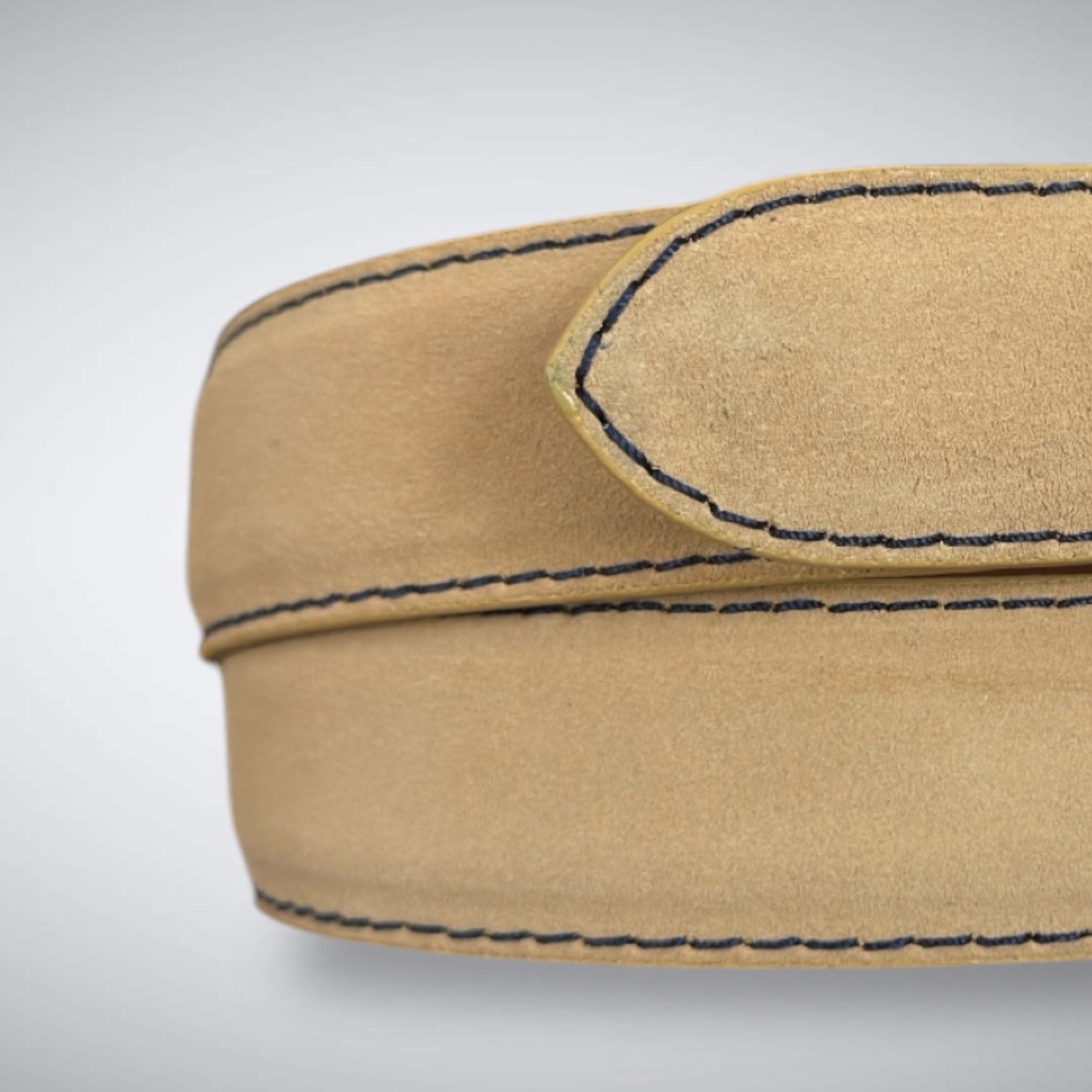 Ready To Ship Italian Calf Suede Belt: Legends Club (1.5 Width)