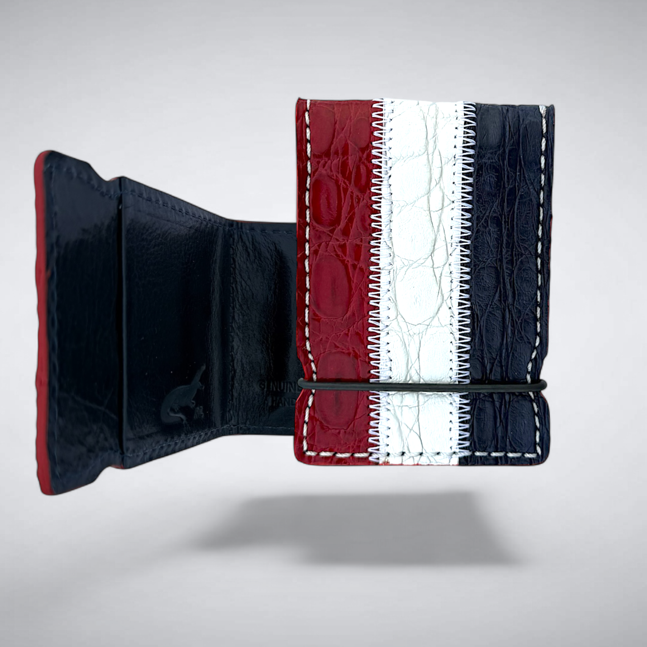The Liberty Cash Cover — Red, White & Blue Crocodile