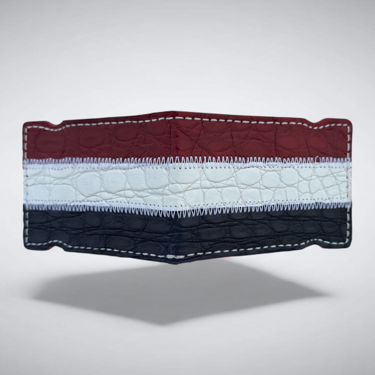 The Liberty Cash Cover — Red, White & Blue Crocodile