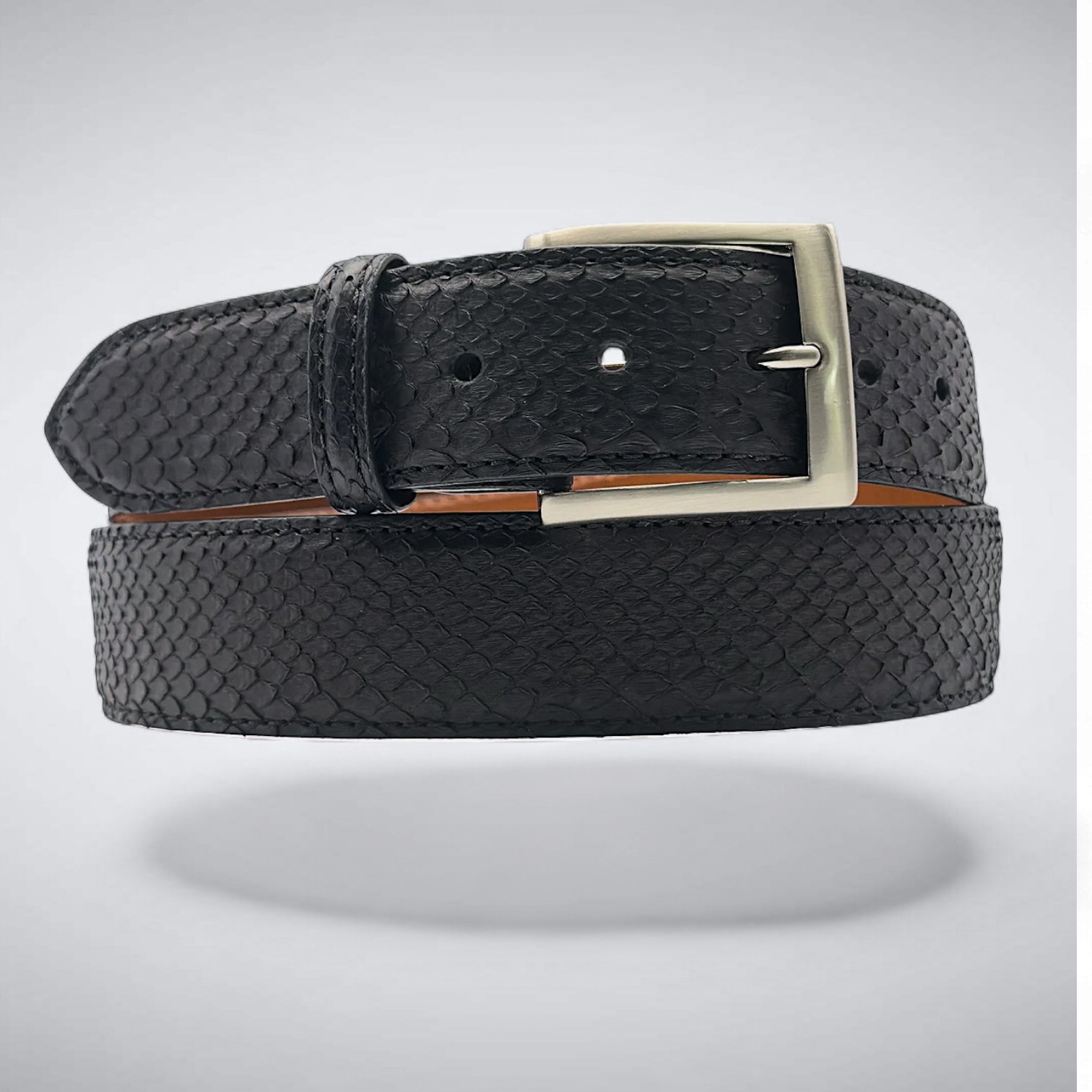 Snake Belt – Black Python | Jacob Hill Leather Snake Belt – Black Python | Jacob Hill Leather