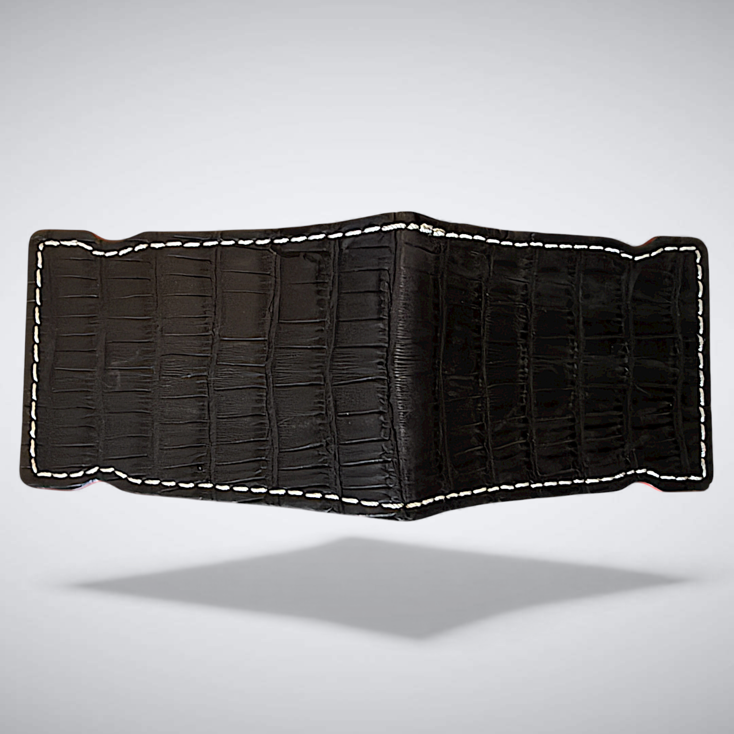 The Molinari Cash Cover — Matte Black Crocodile