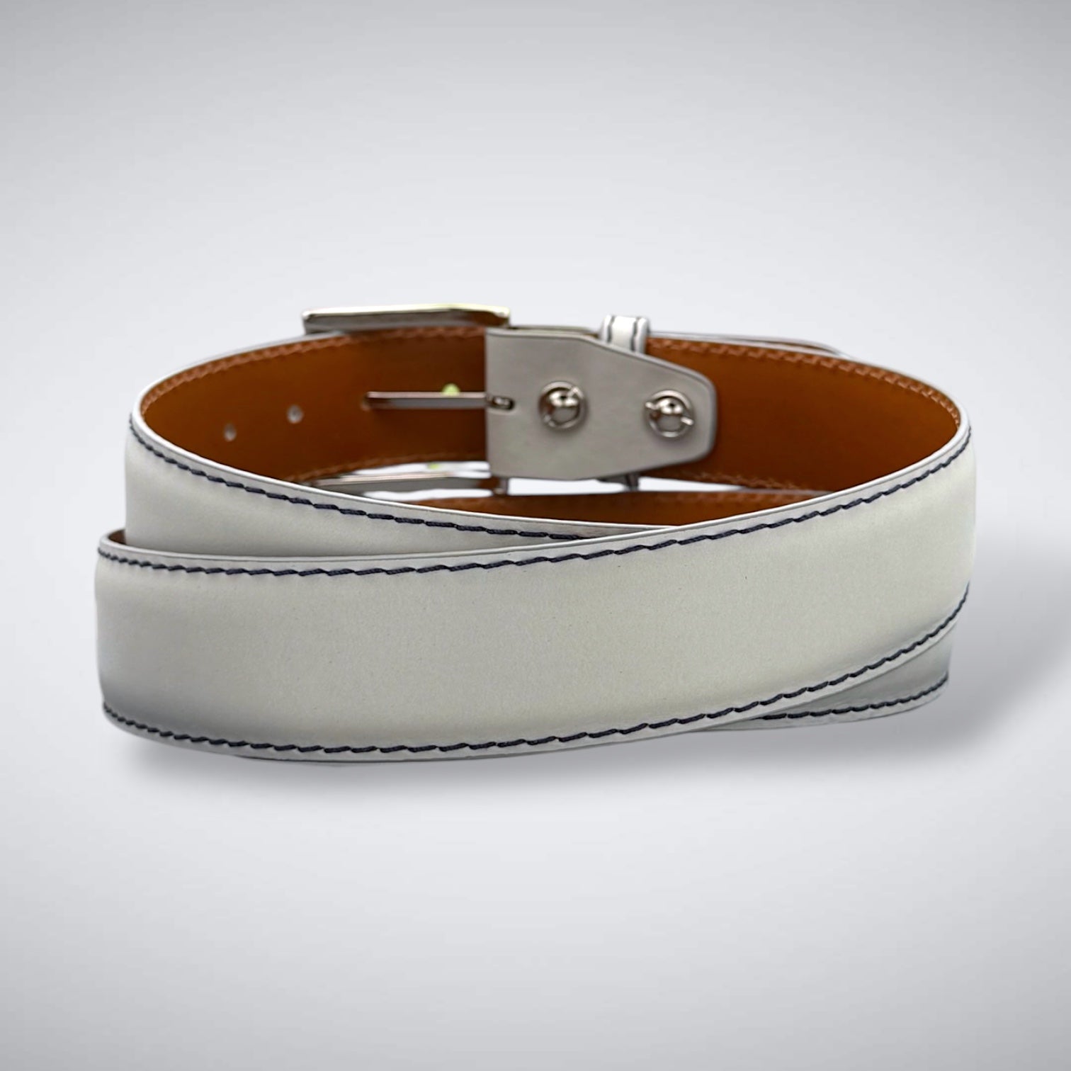 Ready To Ship Italian Calf Belt: Oakmont Dusk (1.5 Width)