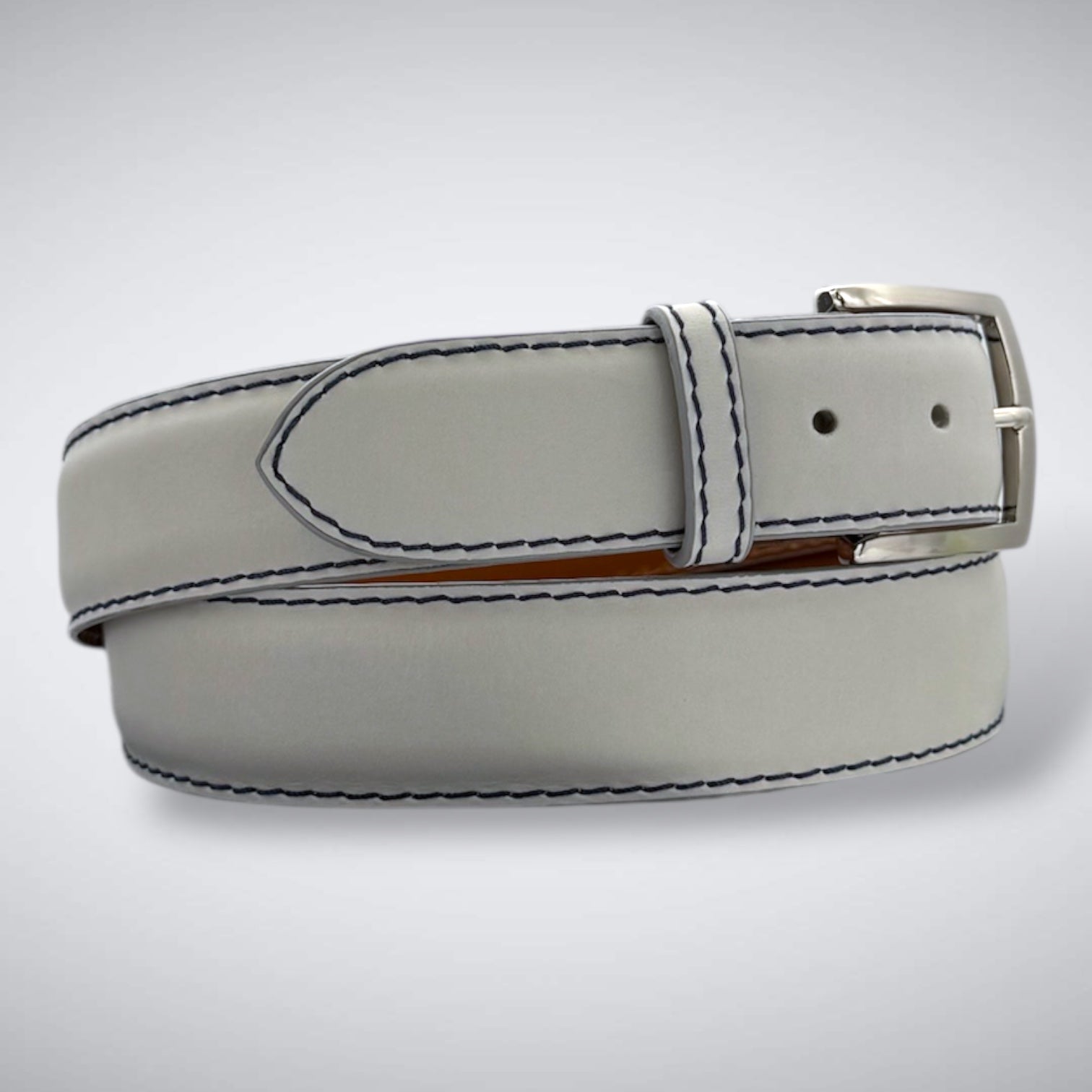 Ready To Ship Italian Calf Belt: Oakmont Dusk (1.5 Width)