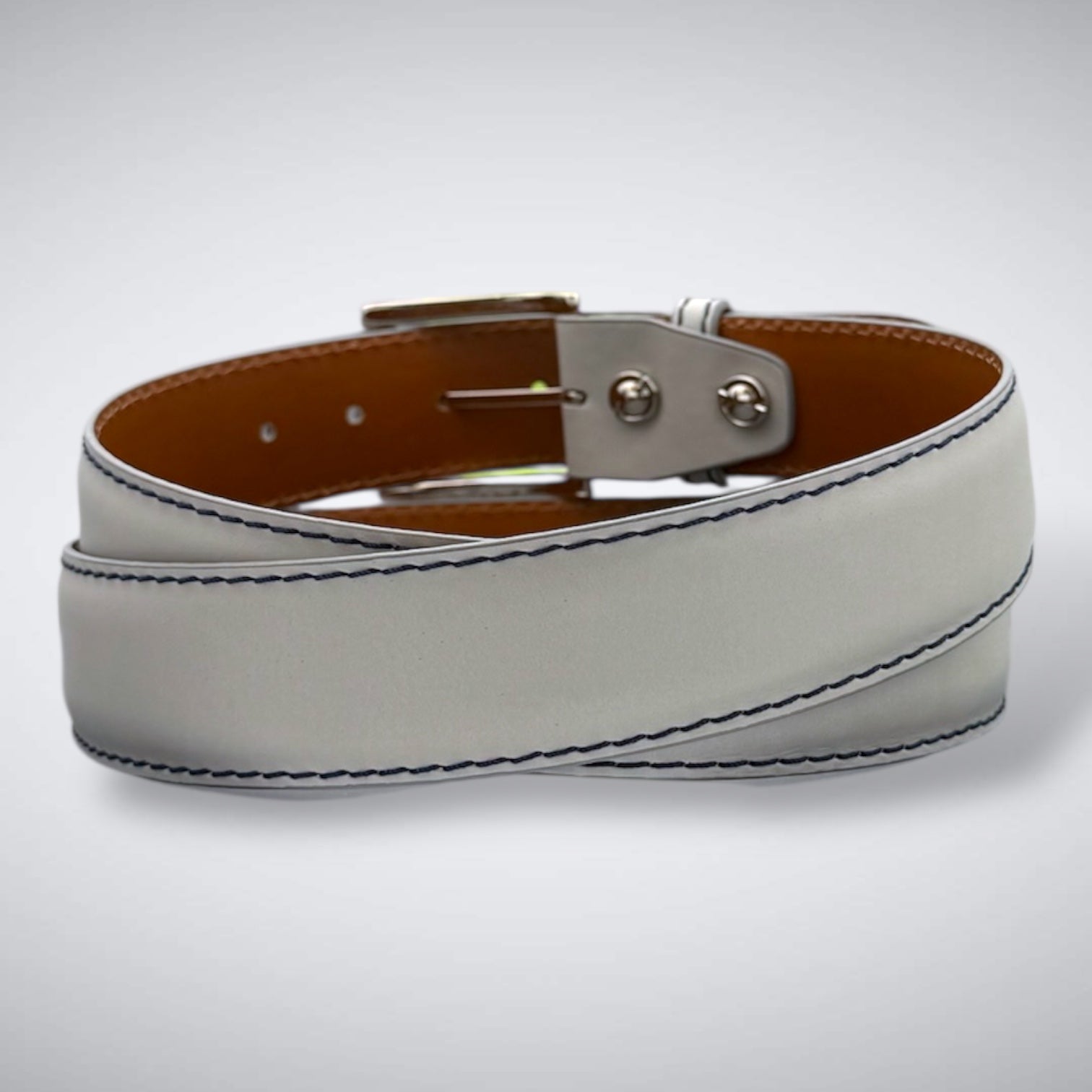 Ready To Ship Italian Calf Belt: Oakmont Dusk (1.5 Width)