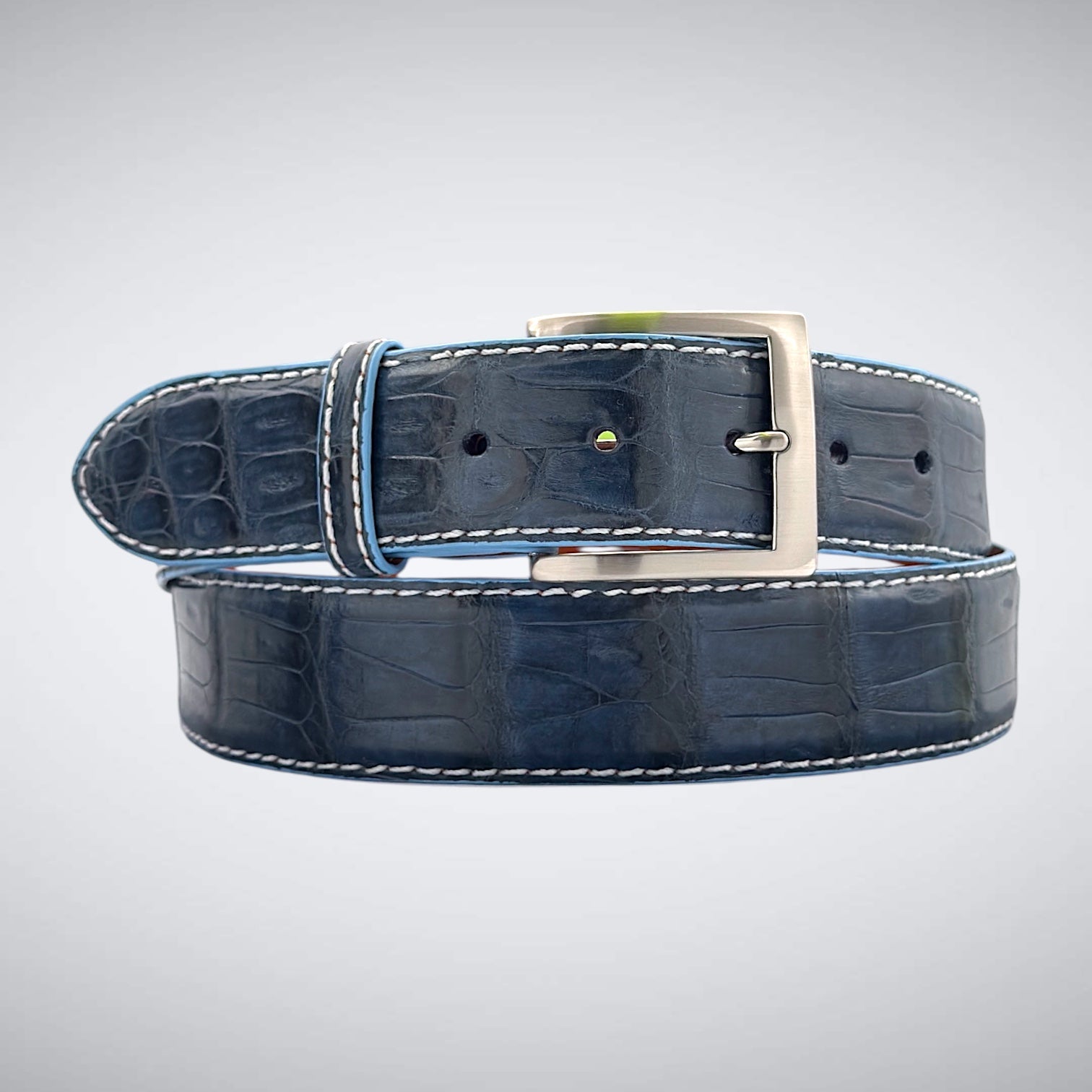 Ready To Ship Caiman Belt: Dreamscape 1.5" width