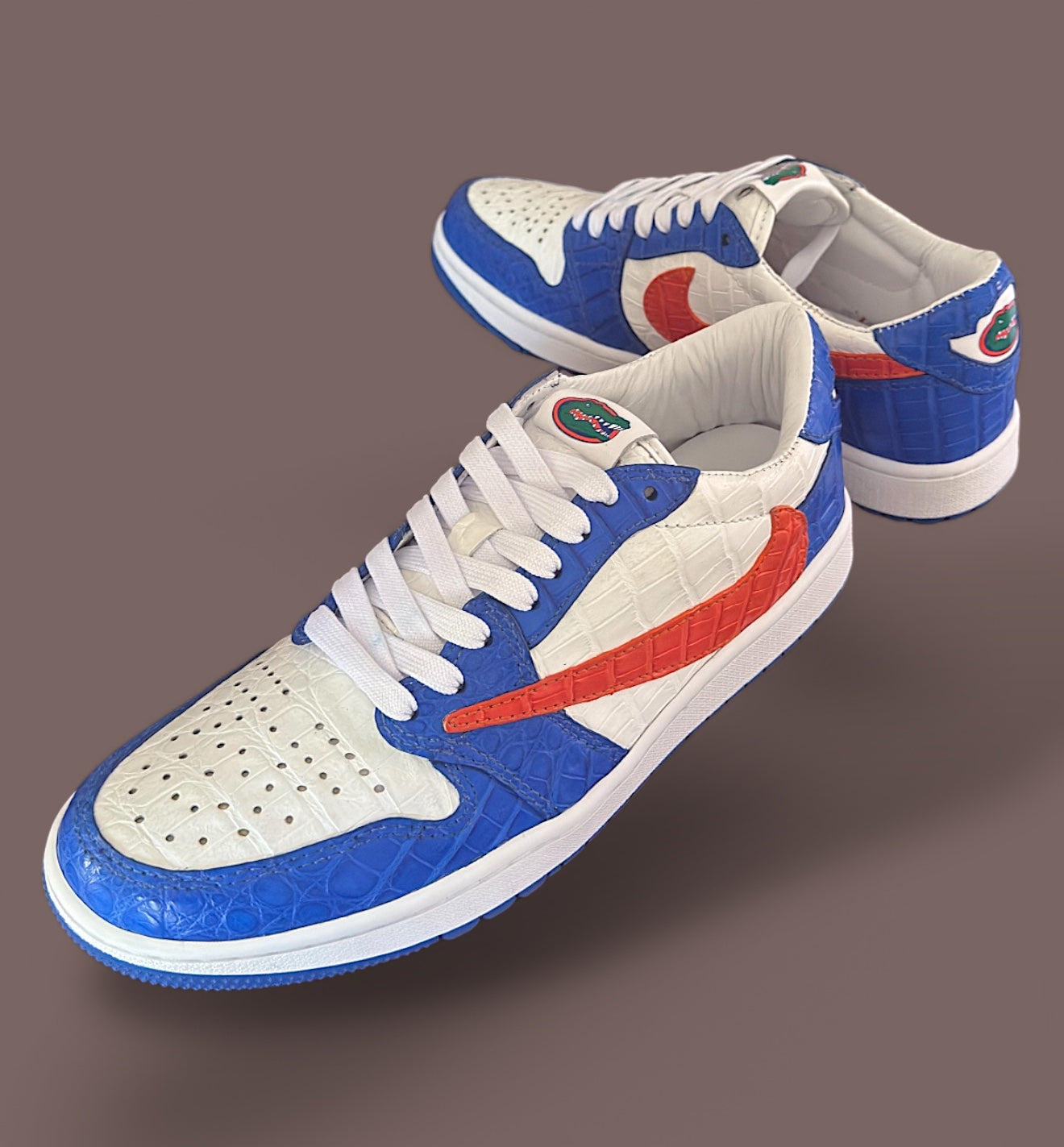Air Jordon Golf Low: Bull Gator Royal (Shown With UF LOGO)  Not Req.