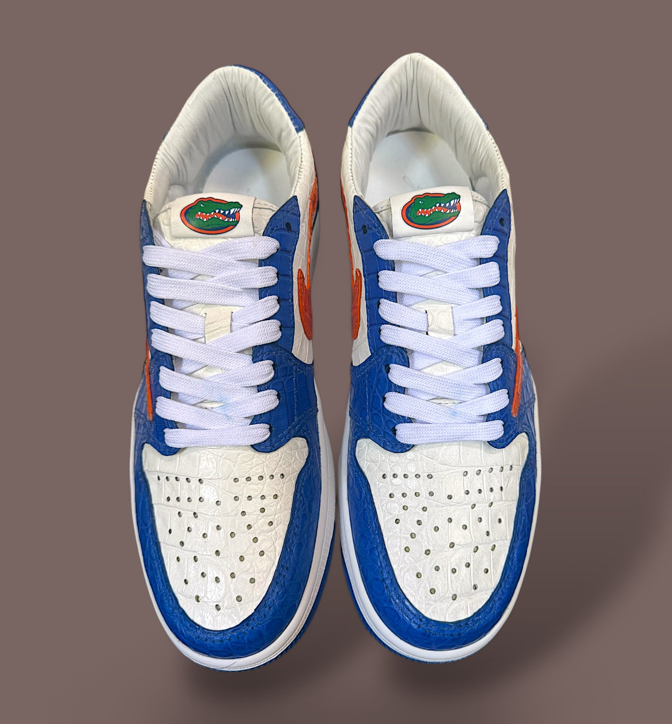 Air Jordon Golf Low: Bull Gator Royal (Shown With UF LOGO)  Not Req.