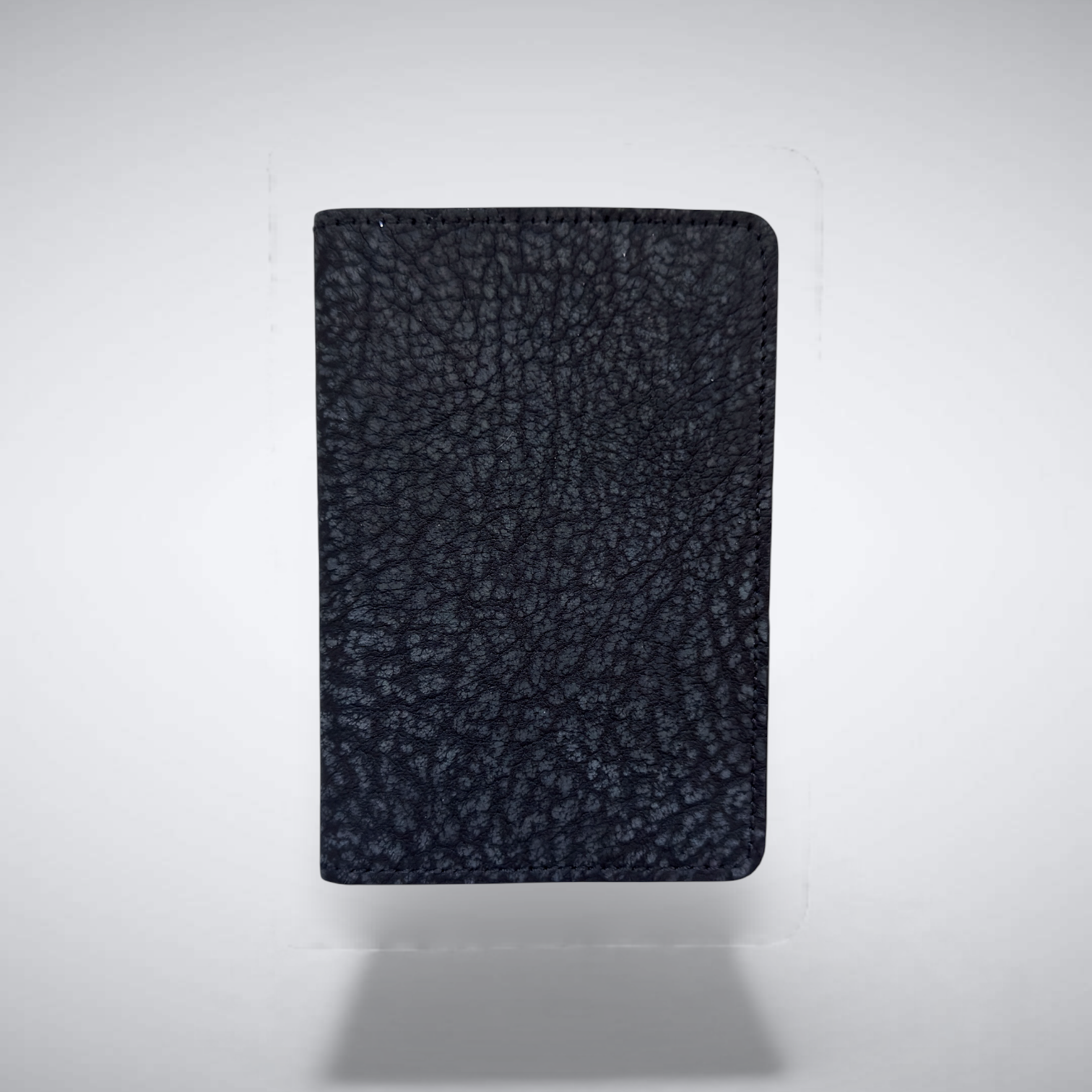 Tetons Bison Passport Cover (Charcoal Suede)