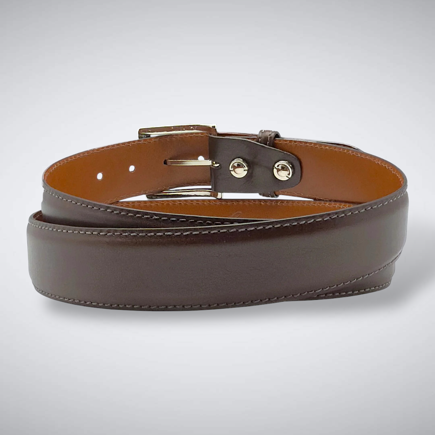 Italian Calf Belt: Brown