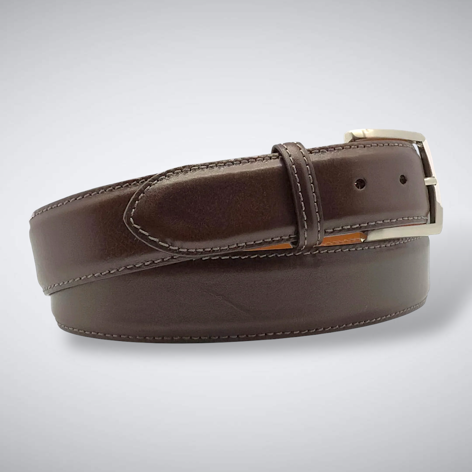 Italian Calf Belt: Brown