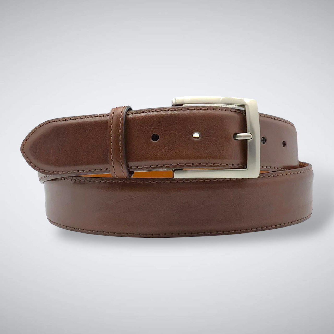Italian Calf Belt: Chestnut