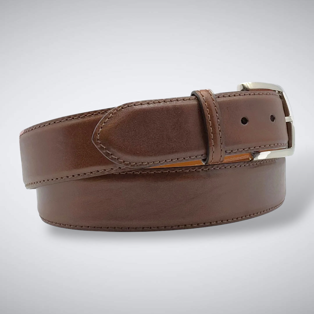 Italian Calf Belt: Chestnut