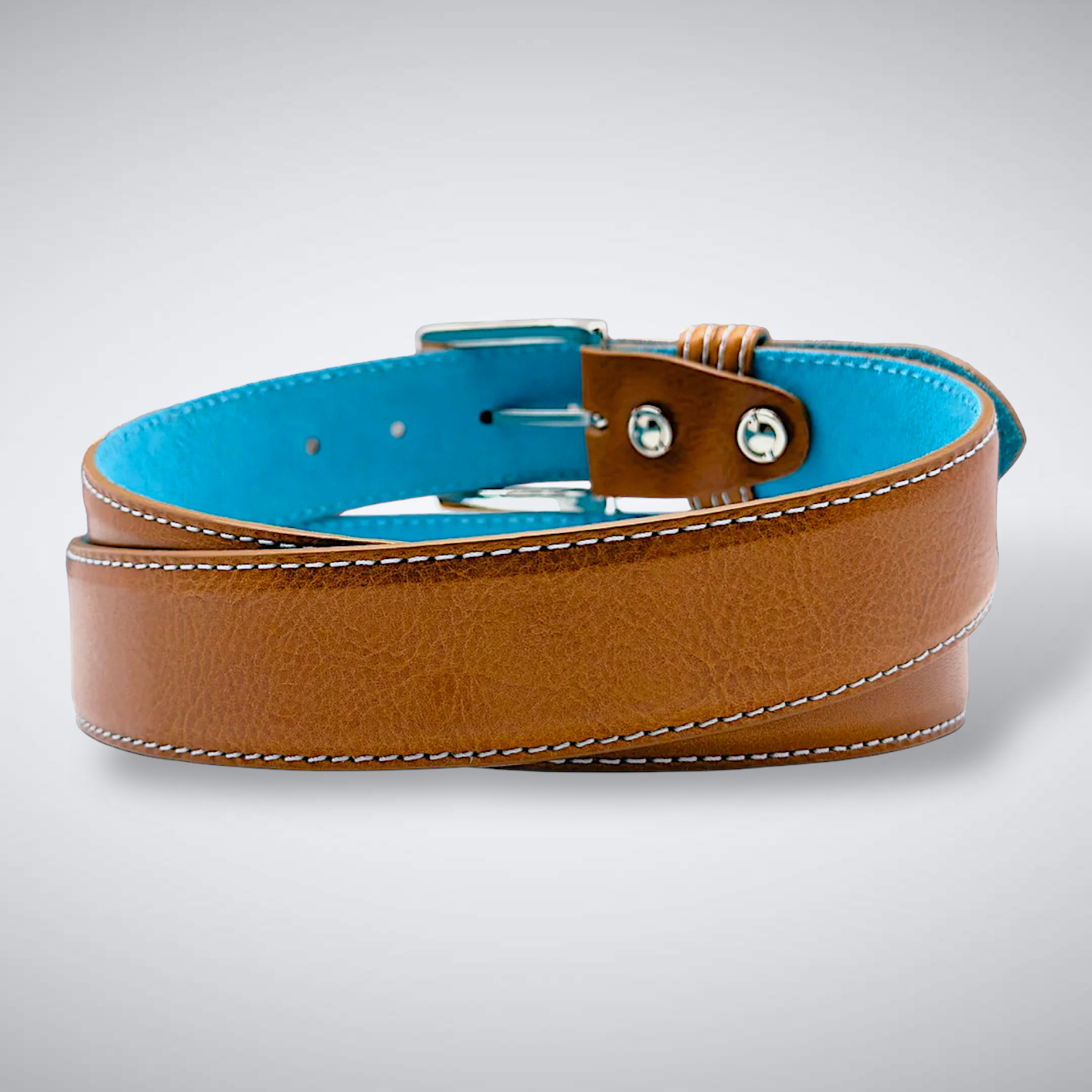 Italian Calf Belt: Tan