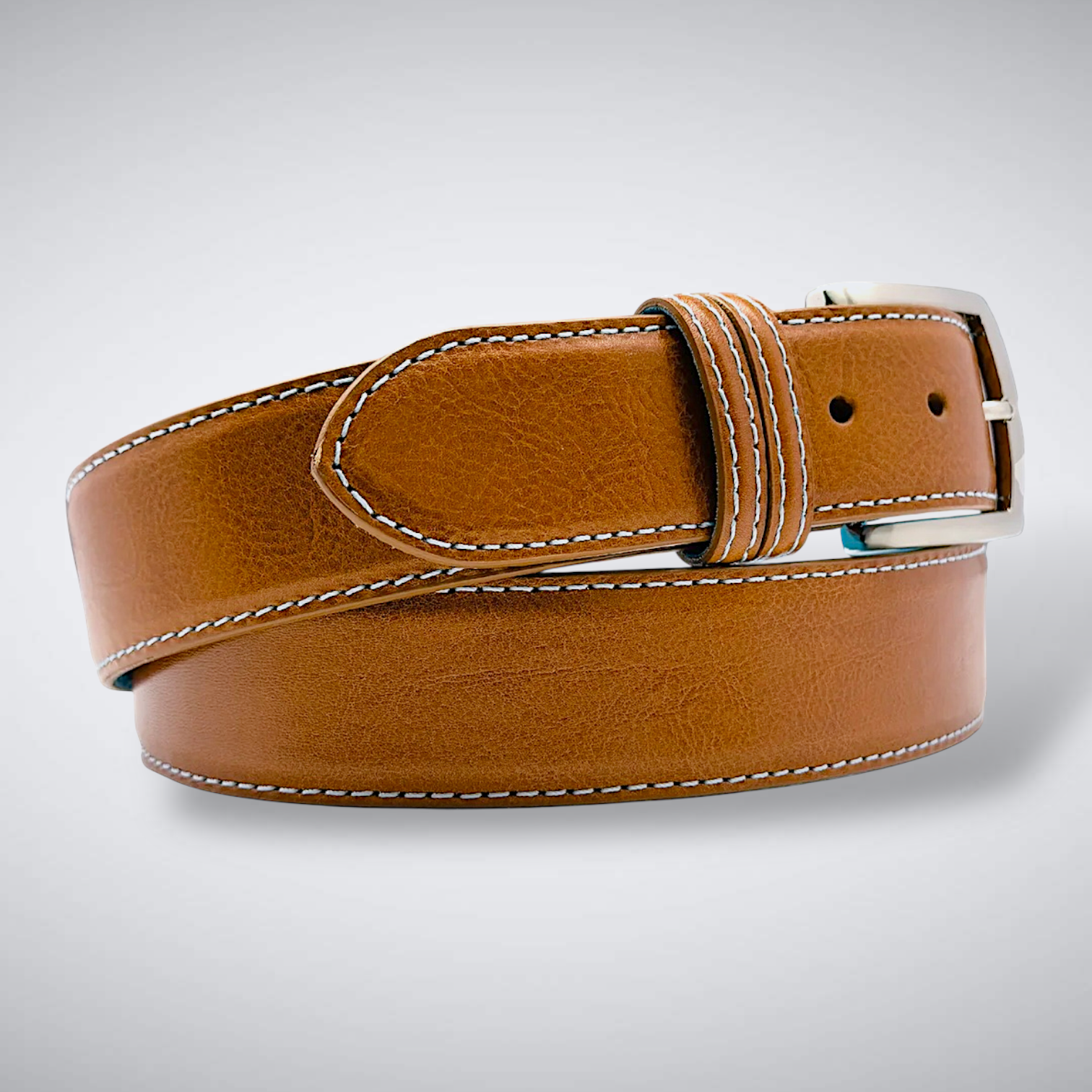 Italian Calf Belt: Tan