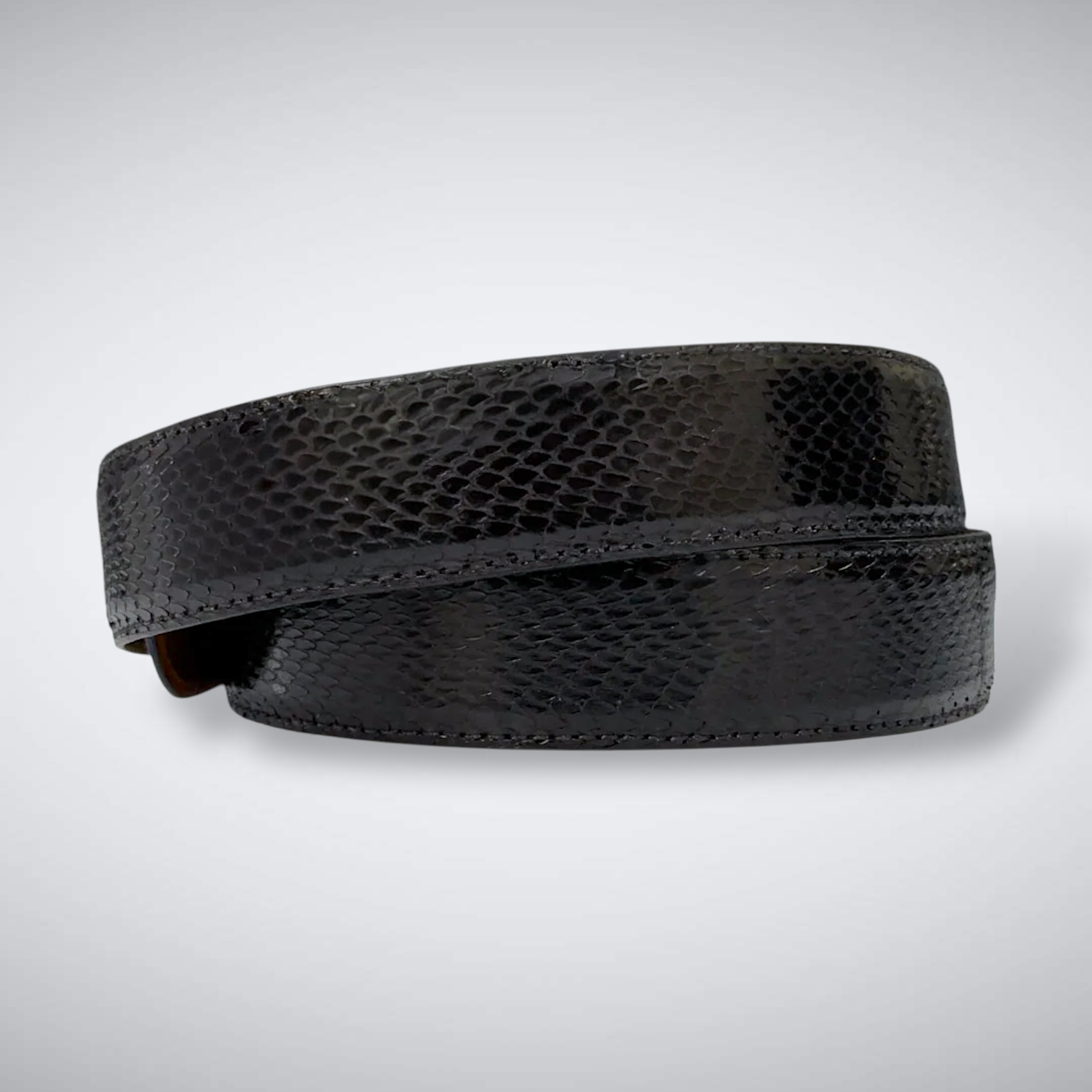 Spitting Cobra Front Cut Belt: Black