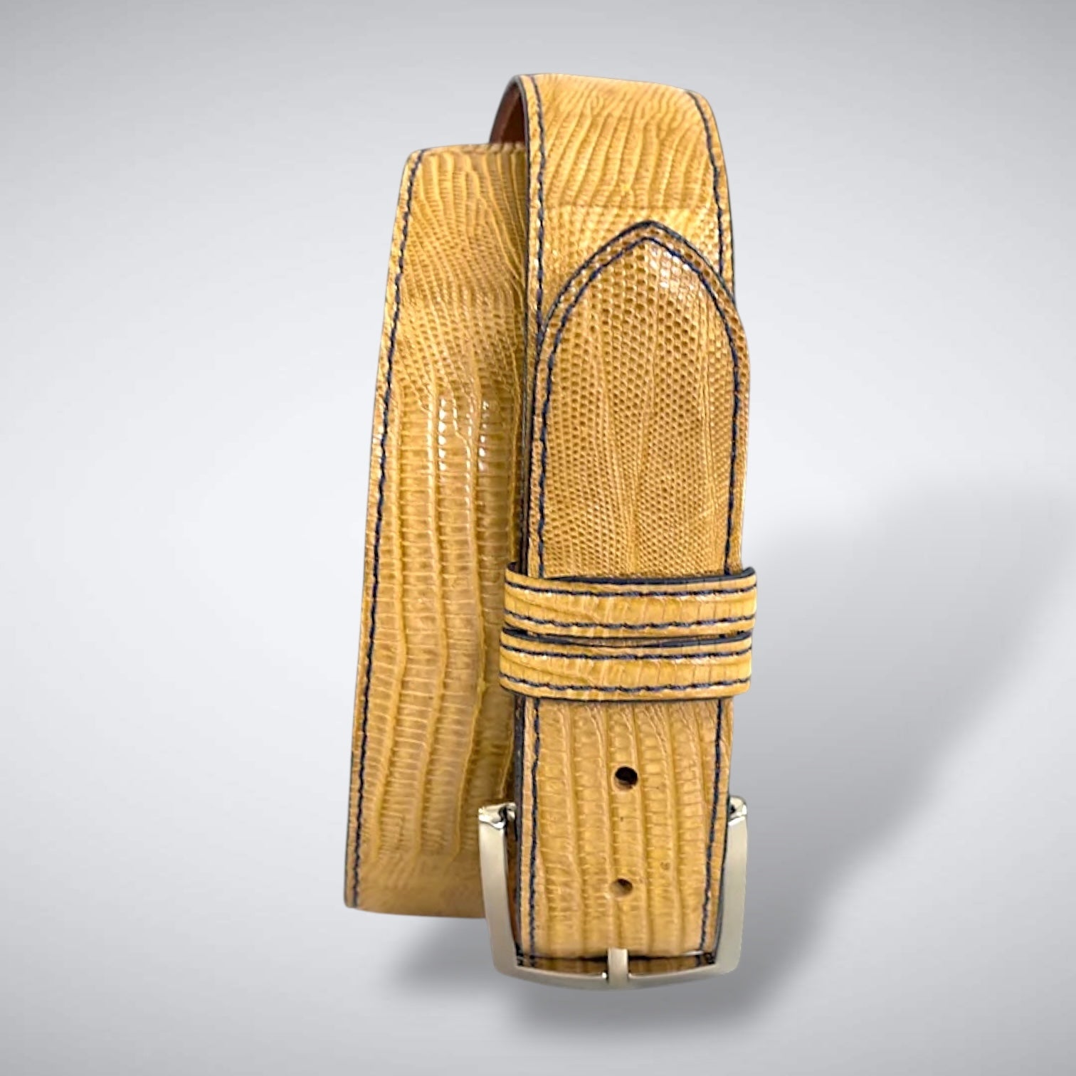Lizard Belt: Tan