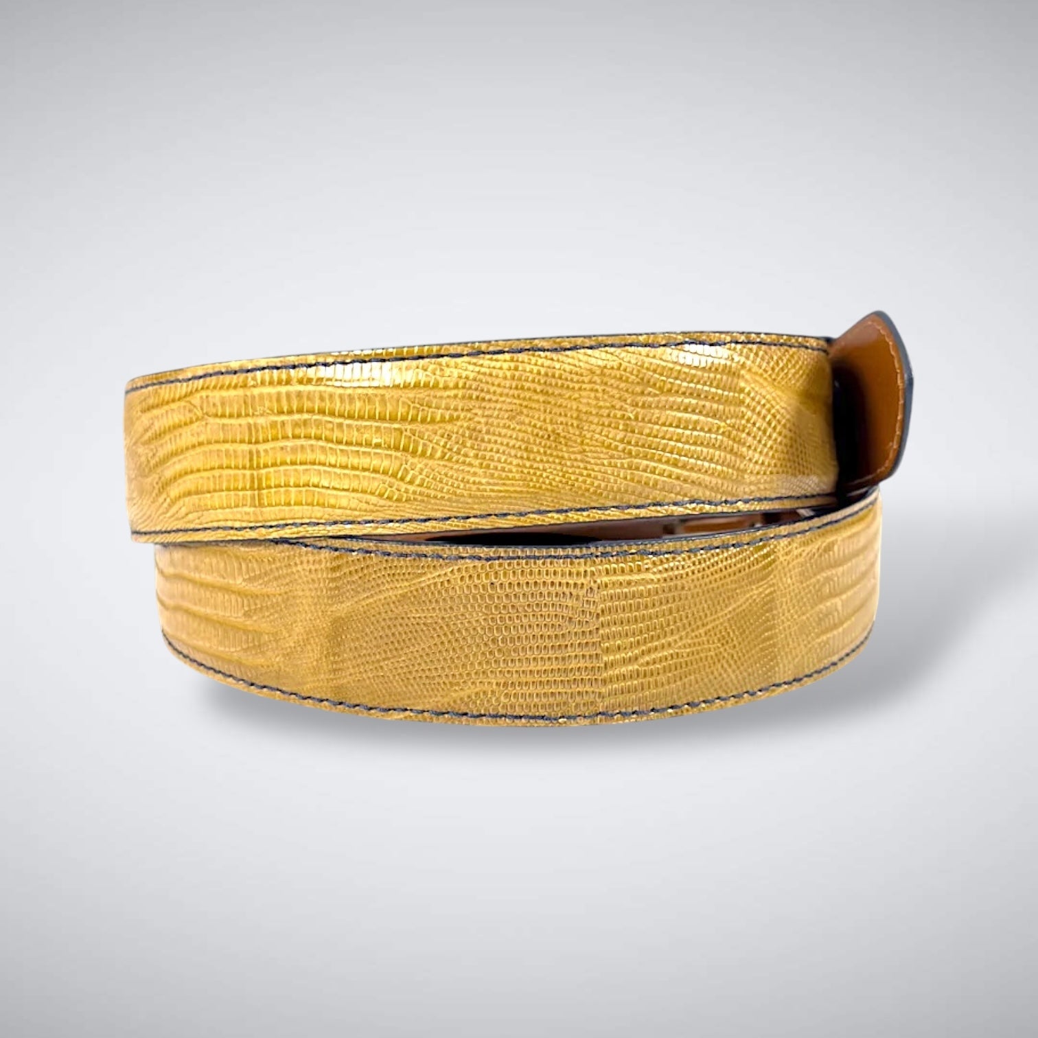 Lizard Belt: Tan
