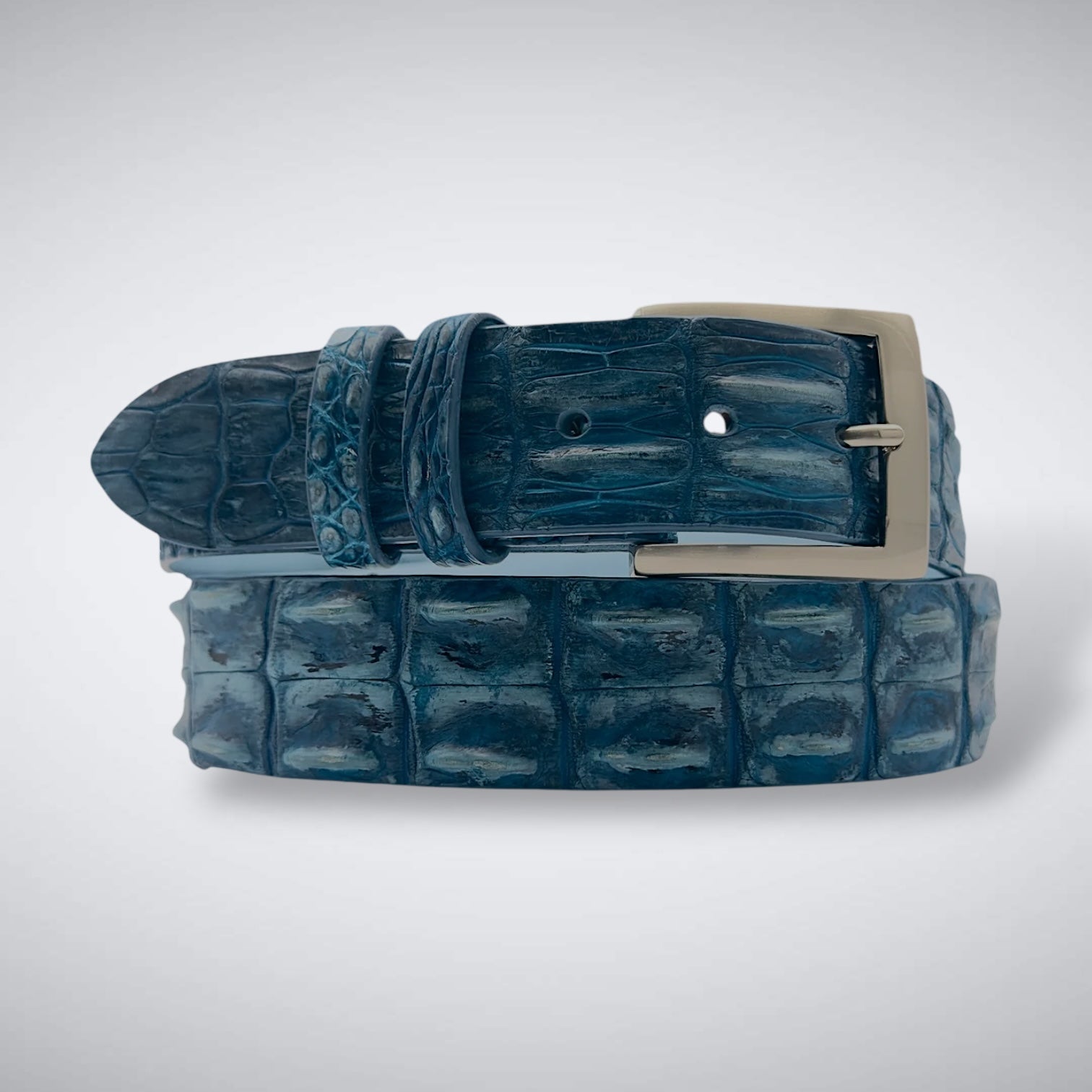 Saltwater Crocodile Belt: The Tar Heel