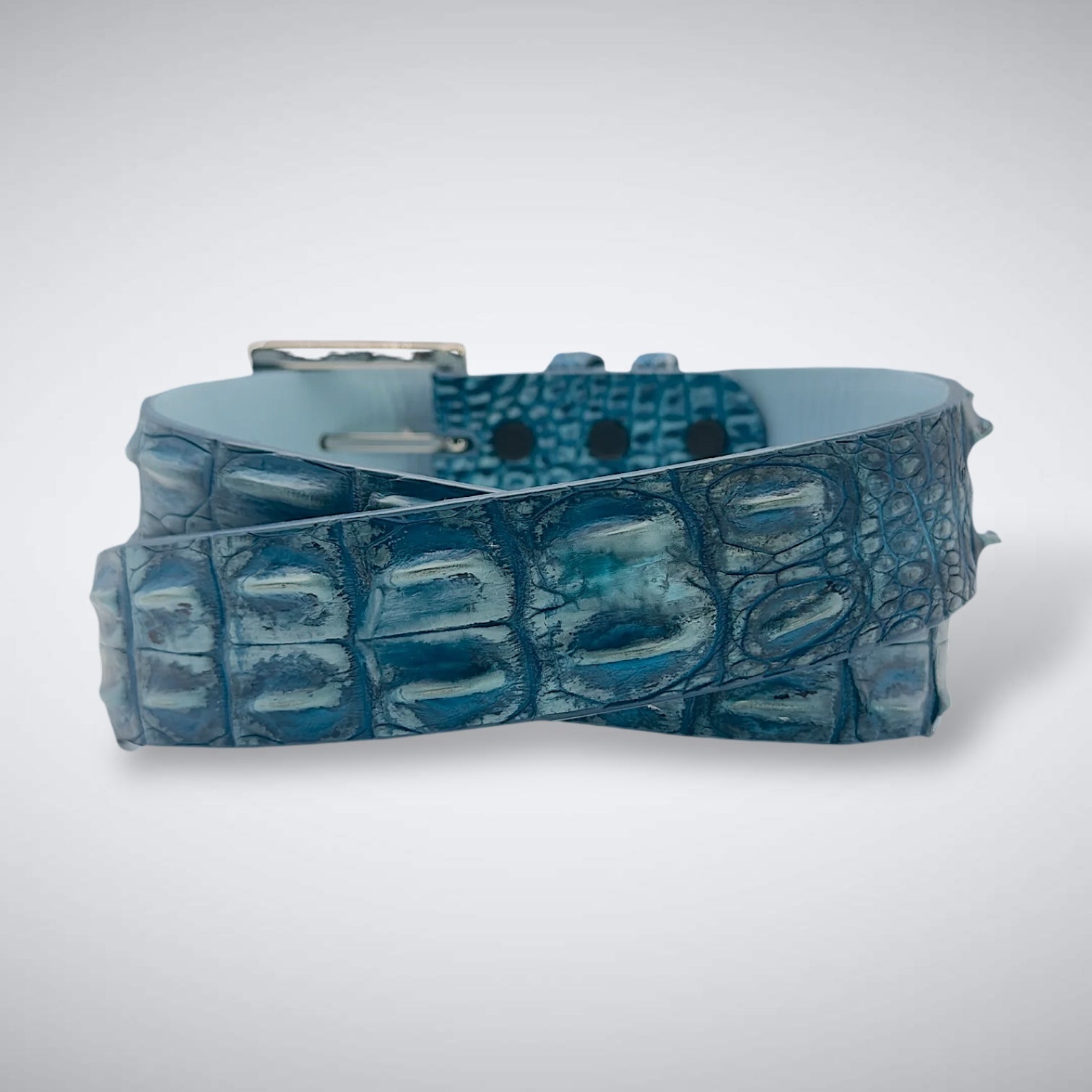 Saltwater Crocodile Belt: The Tar Heel