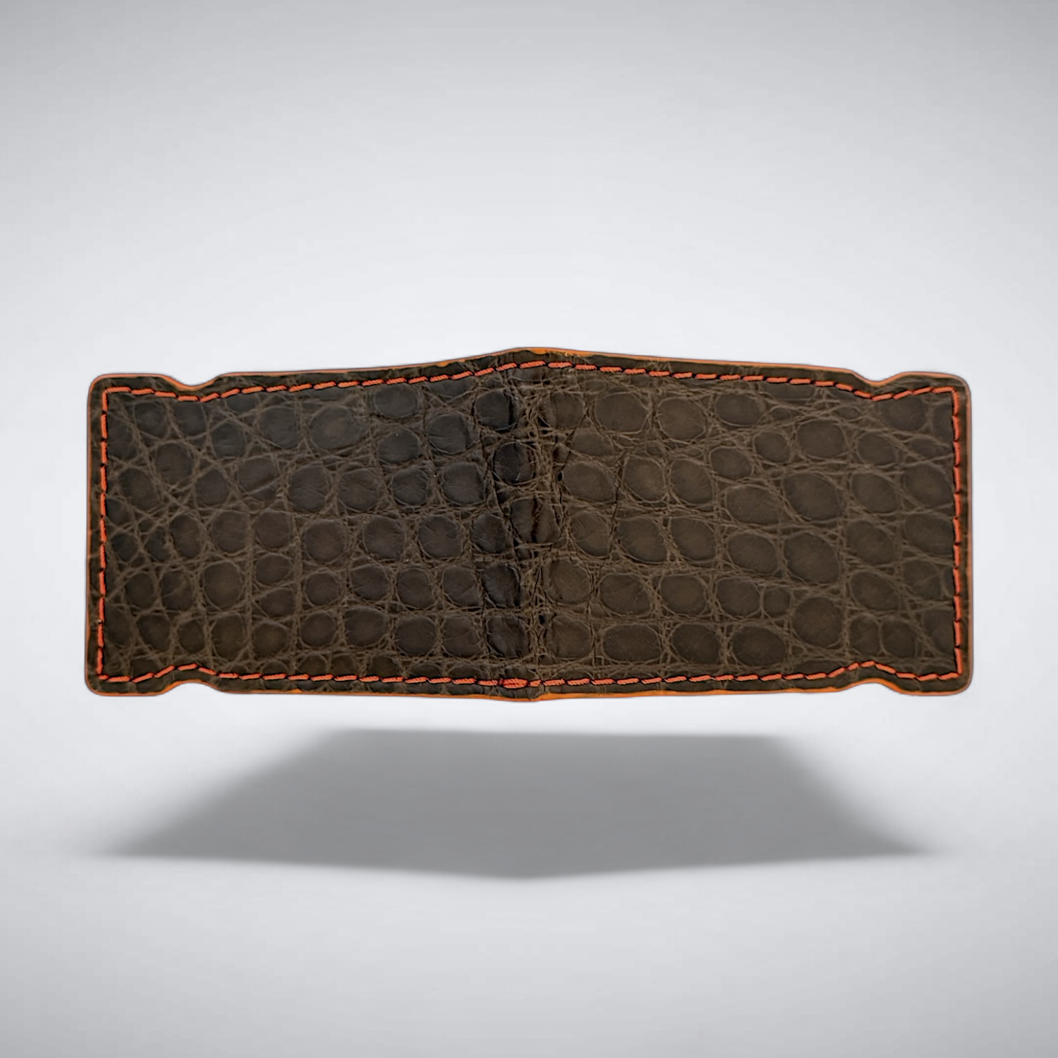 The Cavendish Cash Cover — Matte Nicotine Alligator