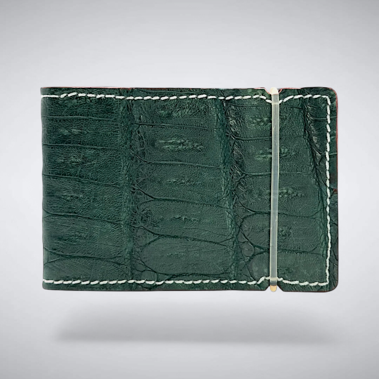 The Grinch Cash Cover — Matte Dark Green Caiman