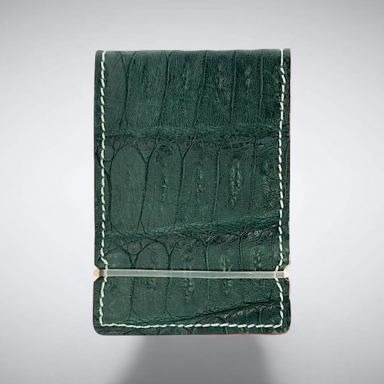 The Grinch Cash Cover — Matte Dark Green Caiman
