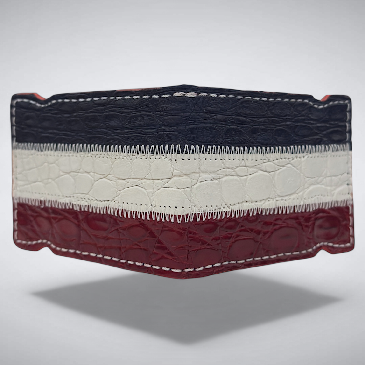 The Liberty Cash Cover — Red, White & Blue Crocodile