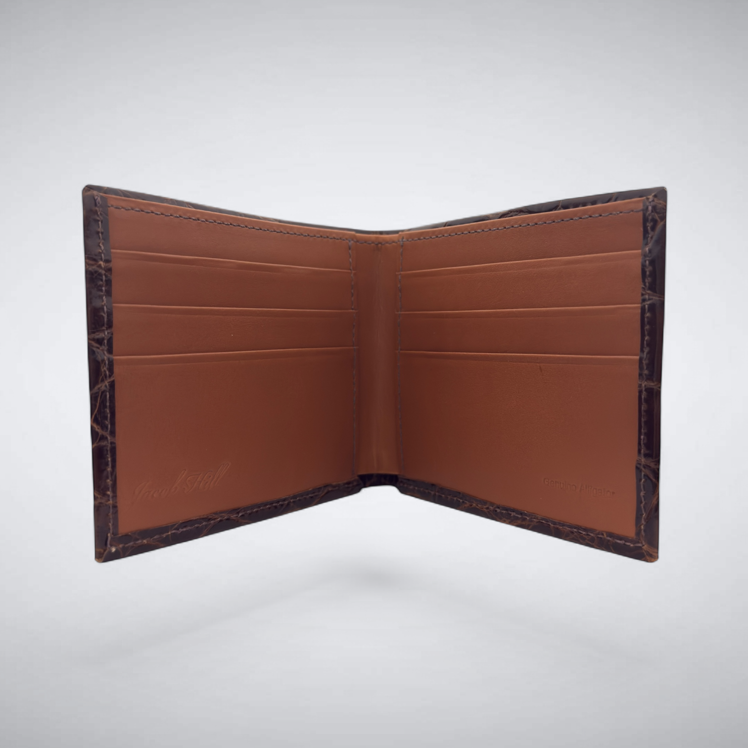 Newport – Cognac Alligator Wallet