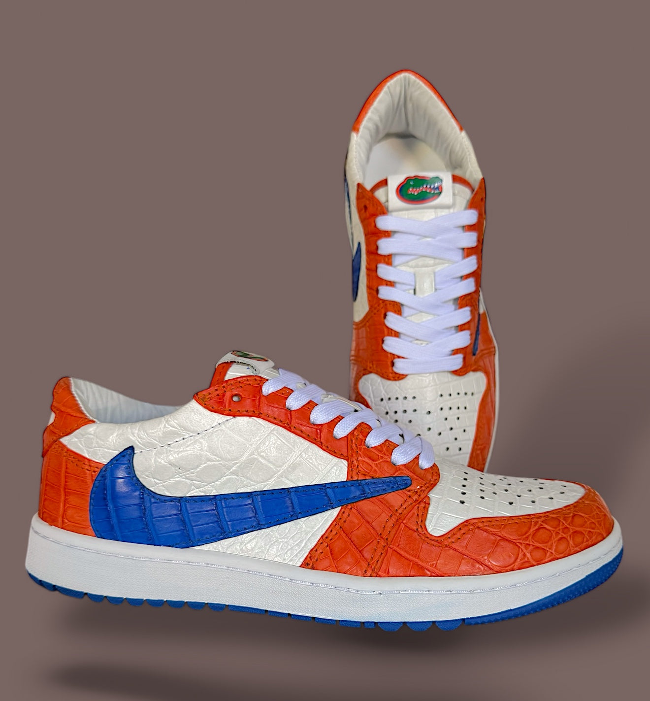 Air Jordon Golf Low: Bull Gator Home Team (Shown With UF LOGO)  Not Req.