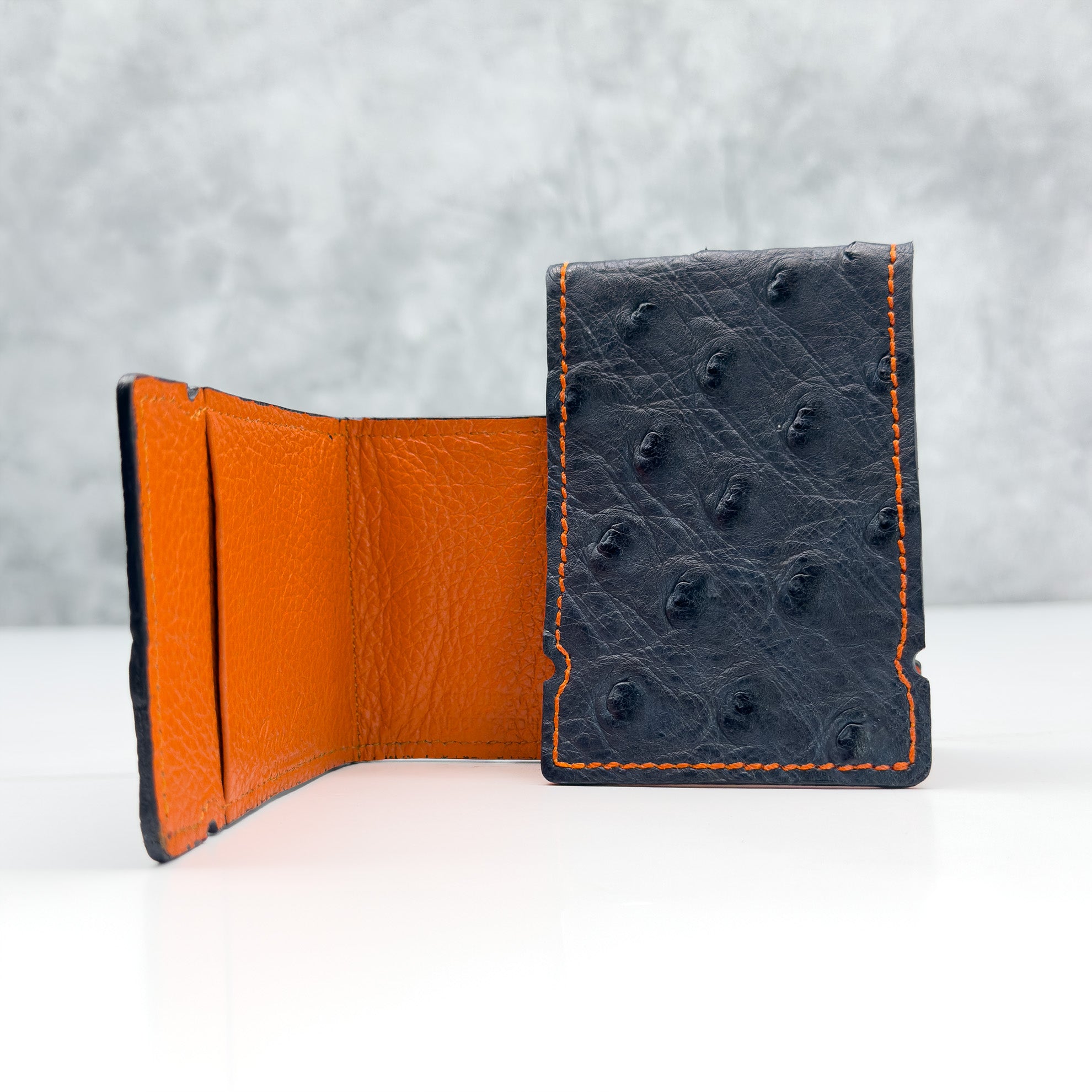 Ostrich Quill Cash Cover: W.D.E