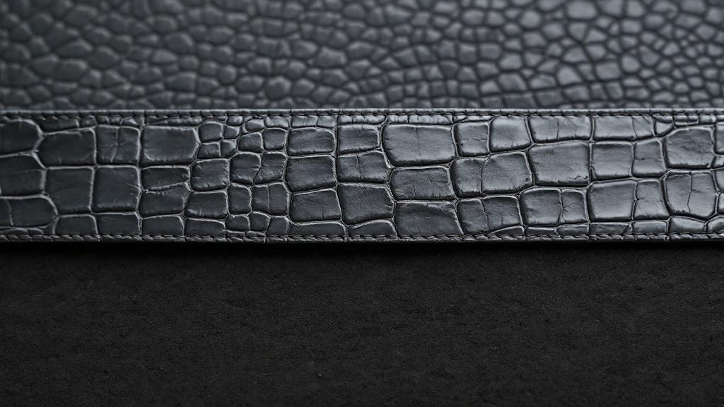 Matte Crocodile Belts