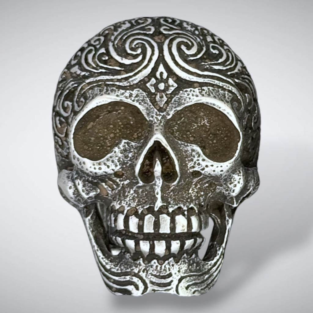 Silver Skull Buckle Fits 38-40mm Belts