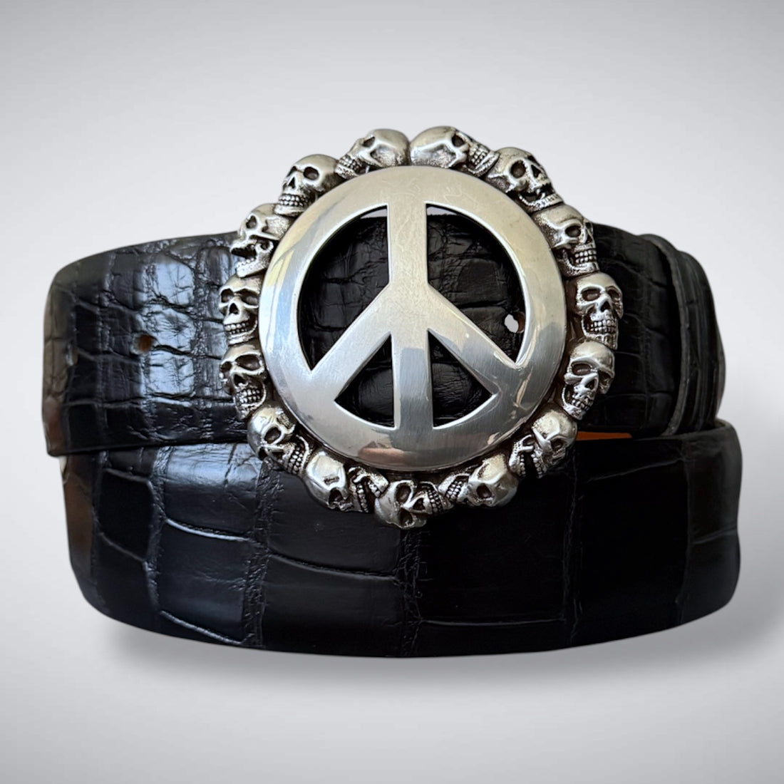 The Skulled Maverick Buckle Fits 38-40mm Belts